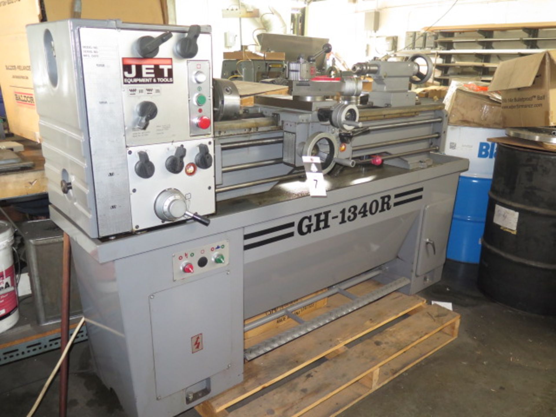 1990 Jet GH-1340R 13” x 40” Gap Bed Lathe s/n D9007-223R w/ 70-2000 RPM, Inch/mm, SOLD AS IS - Image 2 of 18