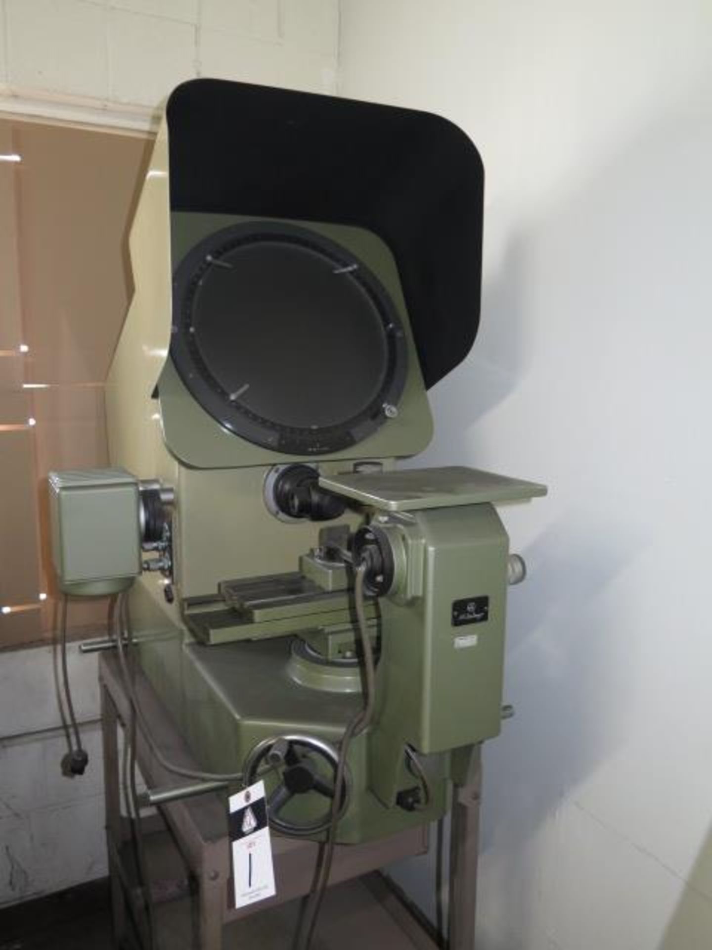 Mitutoyo PH-350A 13” Optical Comparator s/n 8108 w/ Micro, 10X, 20X and 50X Lenses, SOLD AS IS - Image 3 of 22