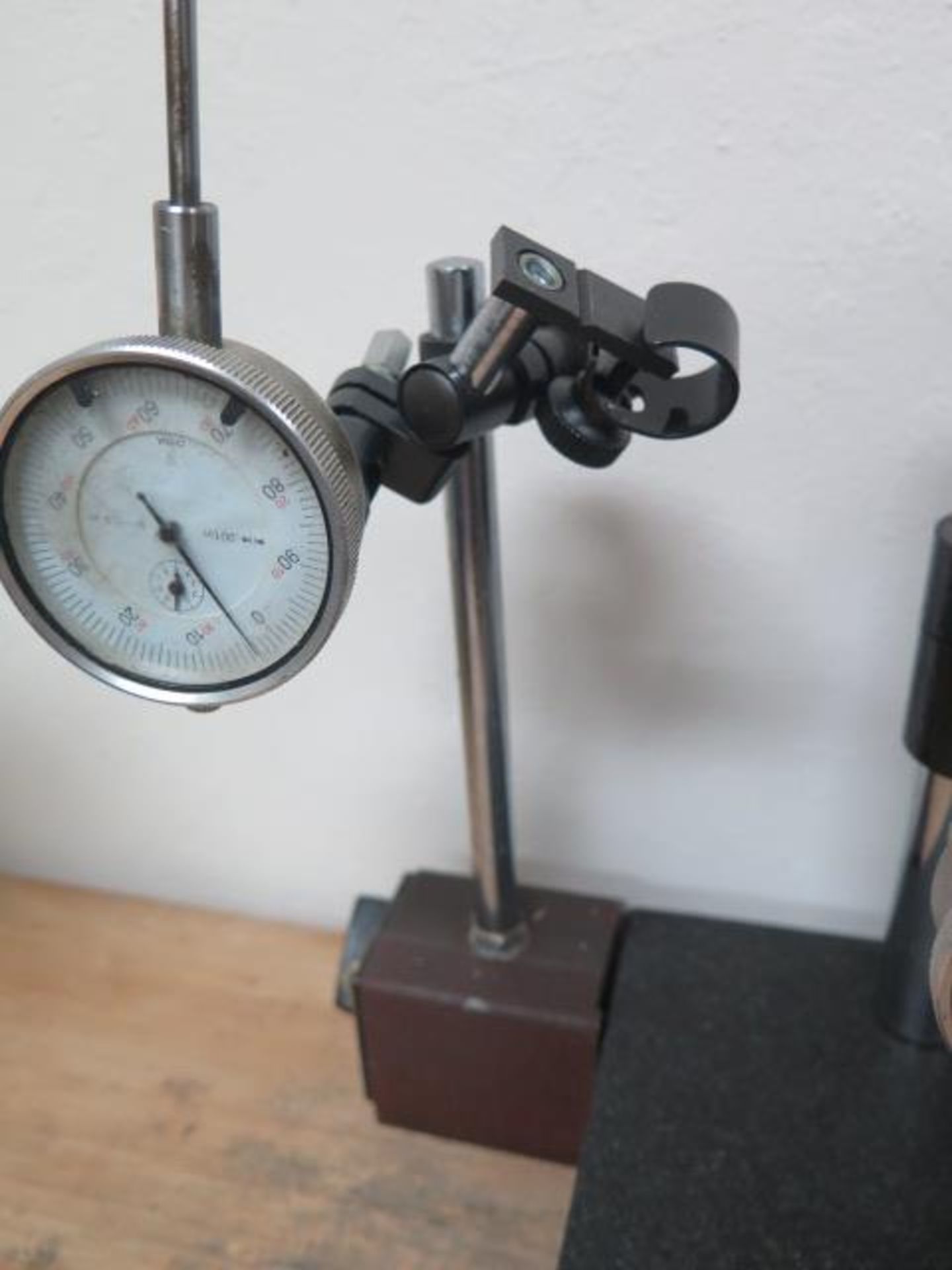 6" x 6" Granite Indicator Stand w/ Dial Drop Indicator (SOLD AS-IS - NO WARRANTY) - Image 3 of 3