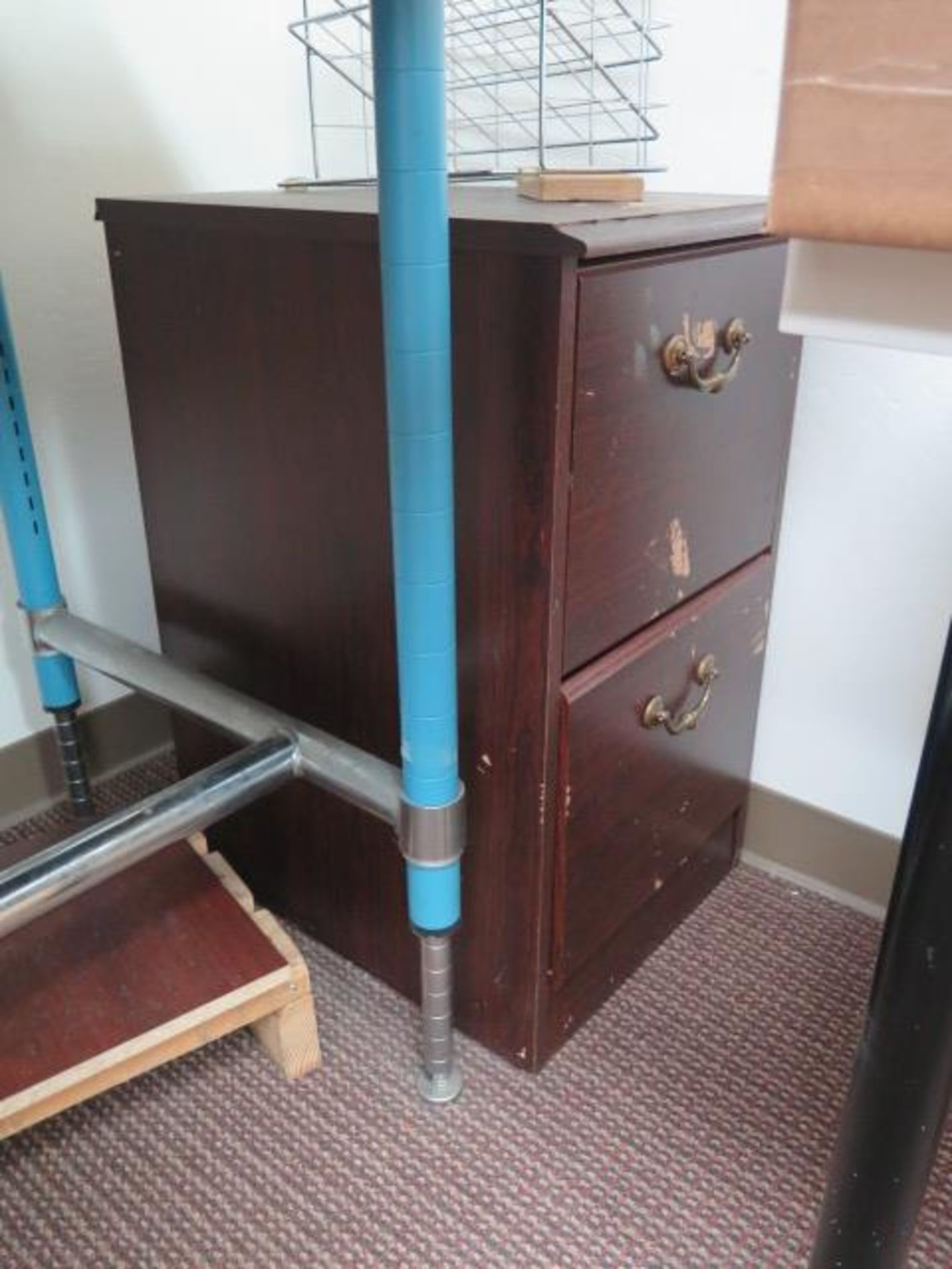 Table and File Cabinet (SOLD AS-IS - NO WARRANTY) - Image 2 of 2