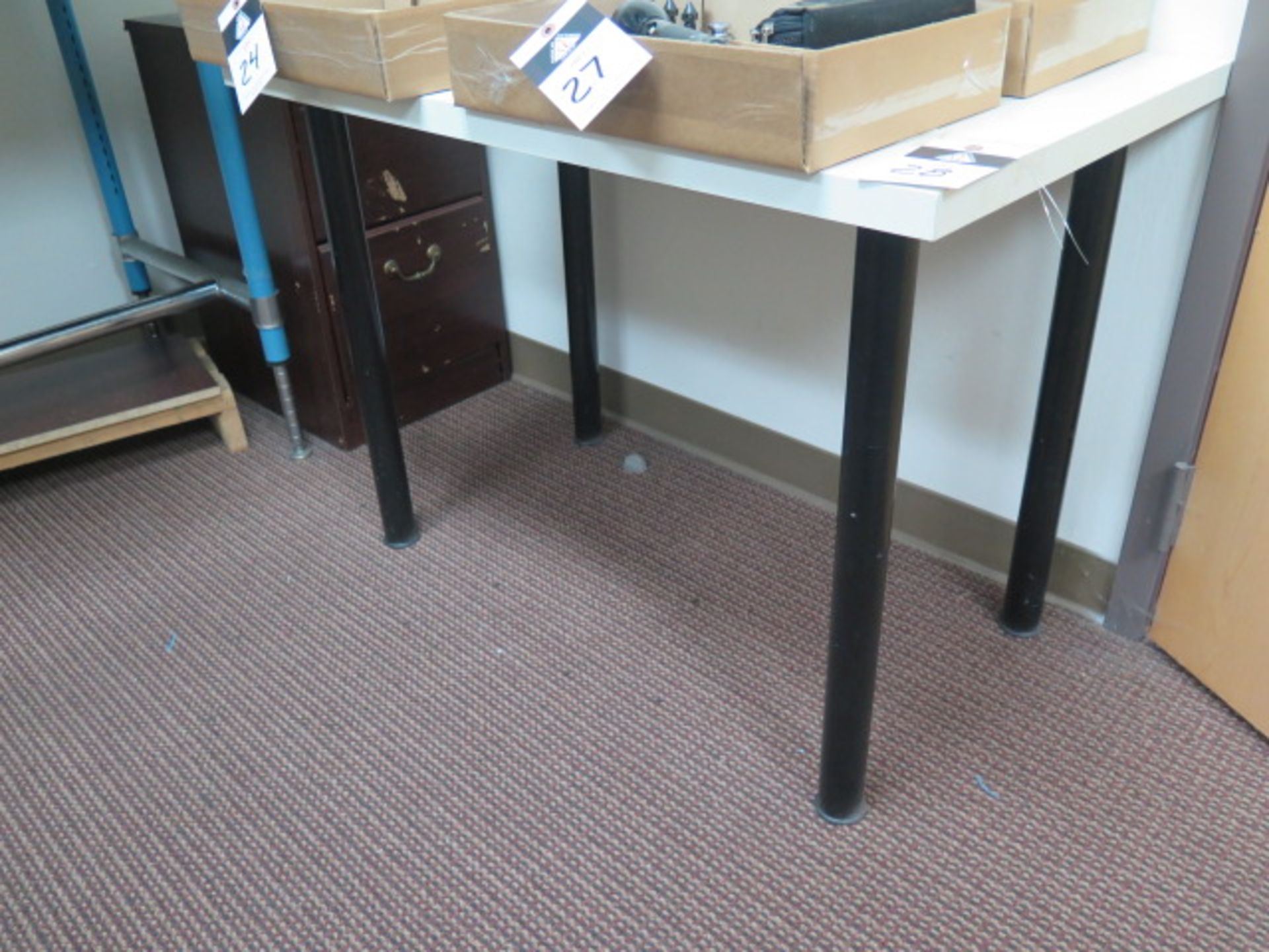 Table and File Cabinet (SOLD AS-IS - NO WARRANTY)