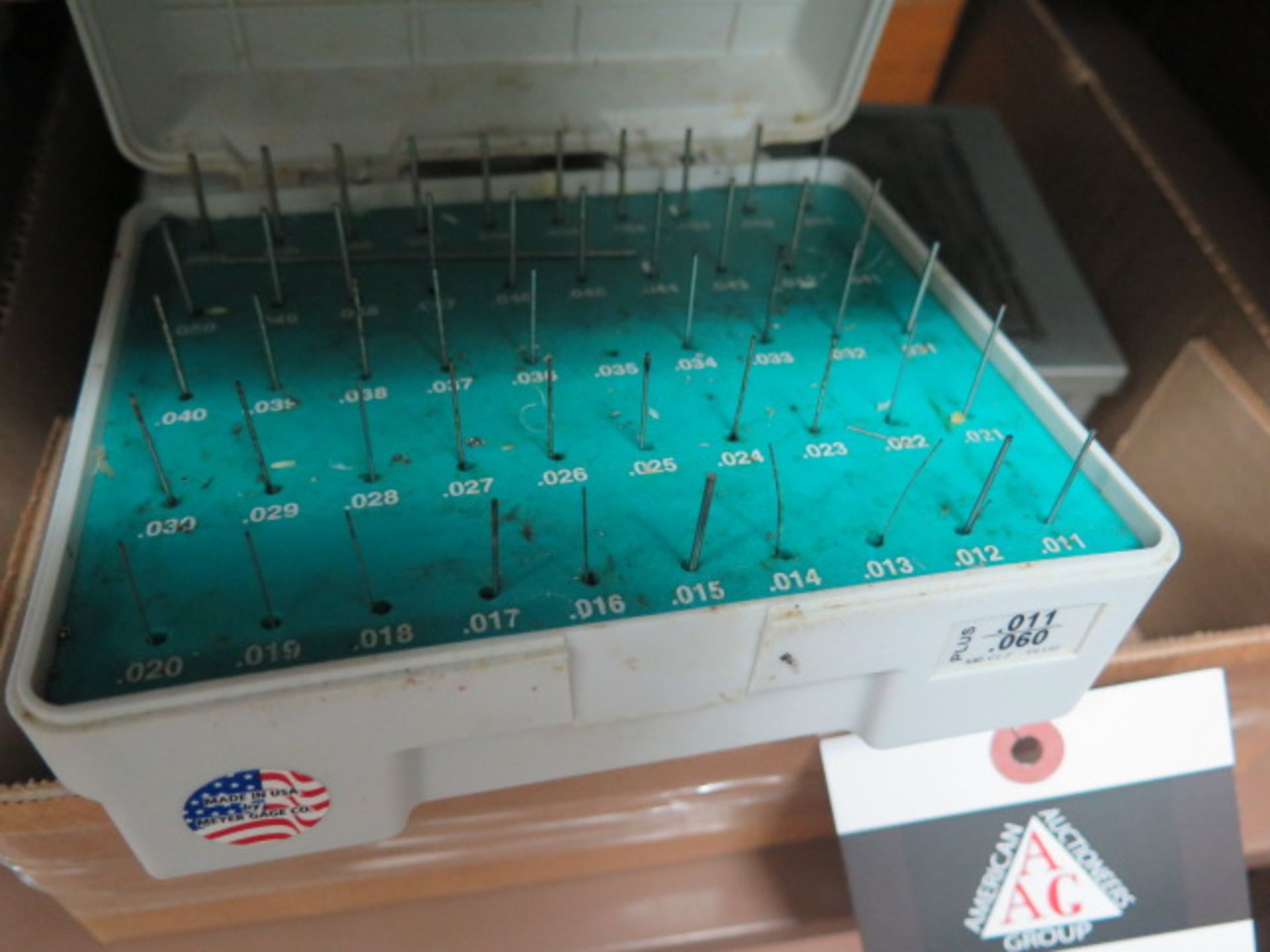 Meyer .011-.060 (4) and (2) .061-.250 Pin Gage Sets (SOLD AS-IS - NO WARRANTY) - Image 4 of 4