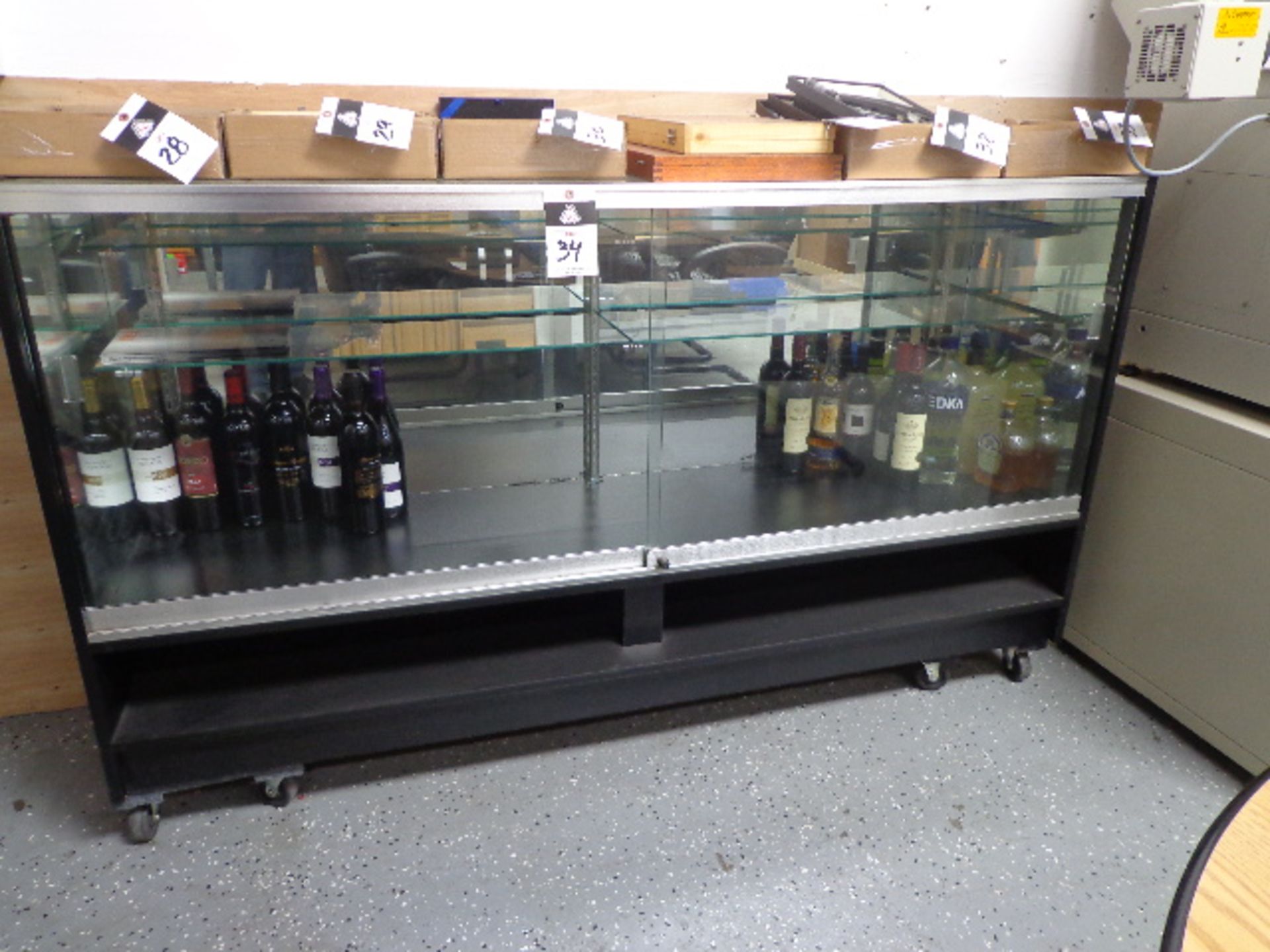 Glass Display Case (NO CONTENTS) (SOLD AS-IS - NO WARRANTY) - Image 2 of 2