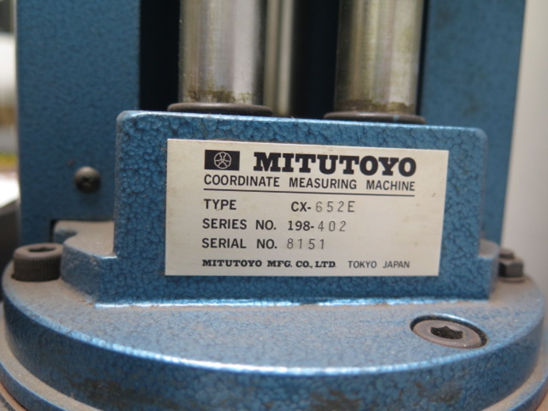 Mitutoyo CX-652E Manual CMM Machine s/n 8151 w/ Mitutoyo Dial Axes Readouts, X=24”, Y=20”, Z=10” ( - Image 8 of 8