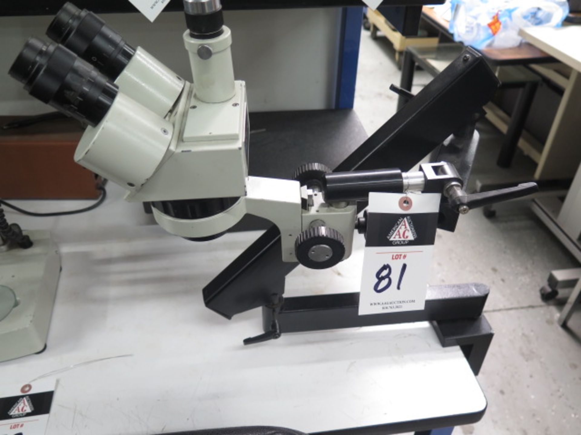 Meiji Bench Mounted Stereo Microscope (SOLD AS-IS - NO WARRANTY)