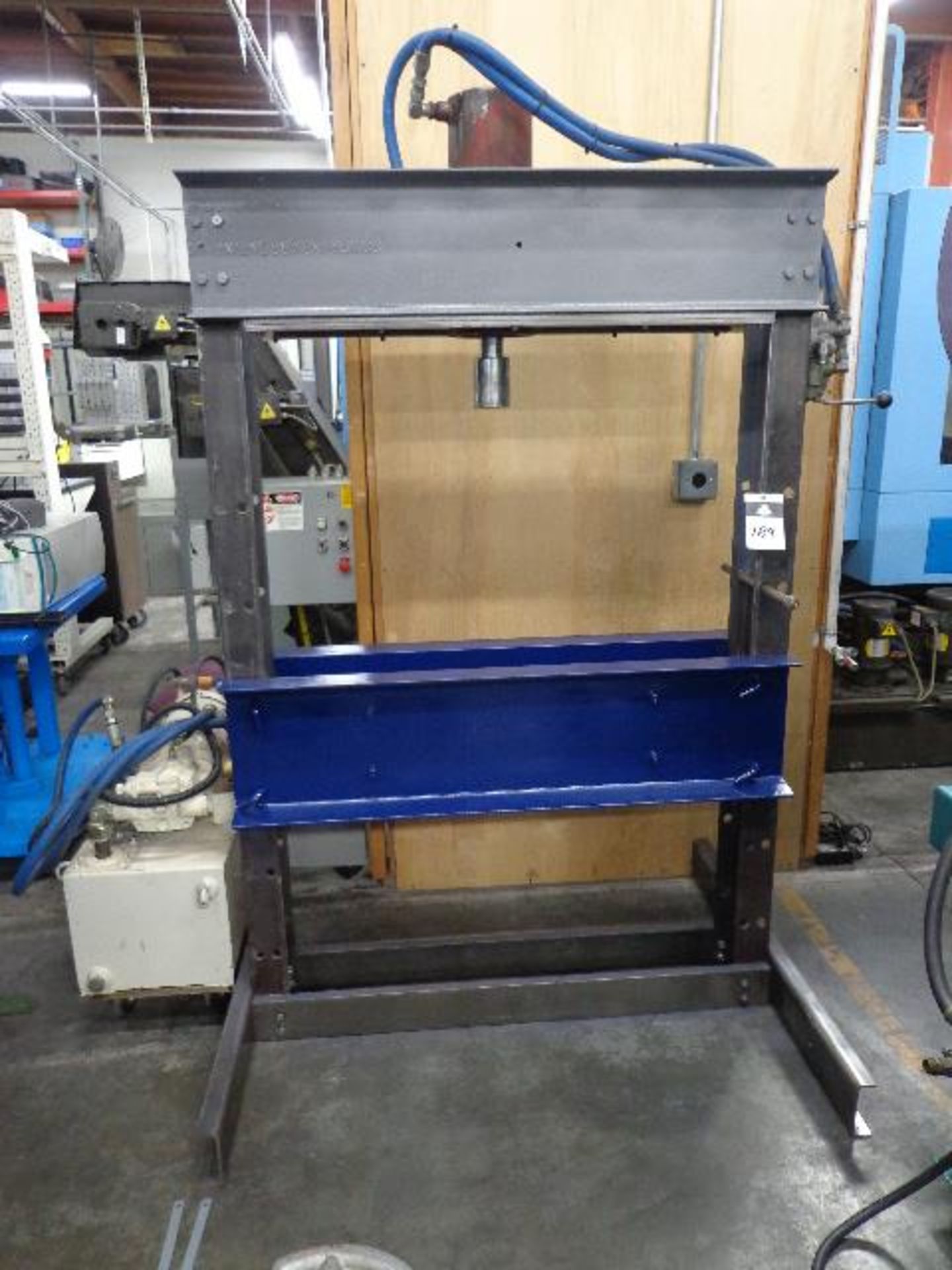 Hydraulic H-Frame Press (SOLD AS-IS - NO WARRANTY)