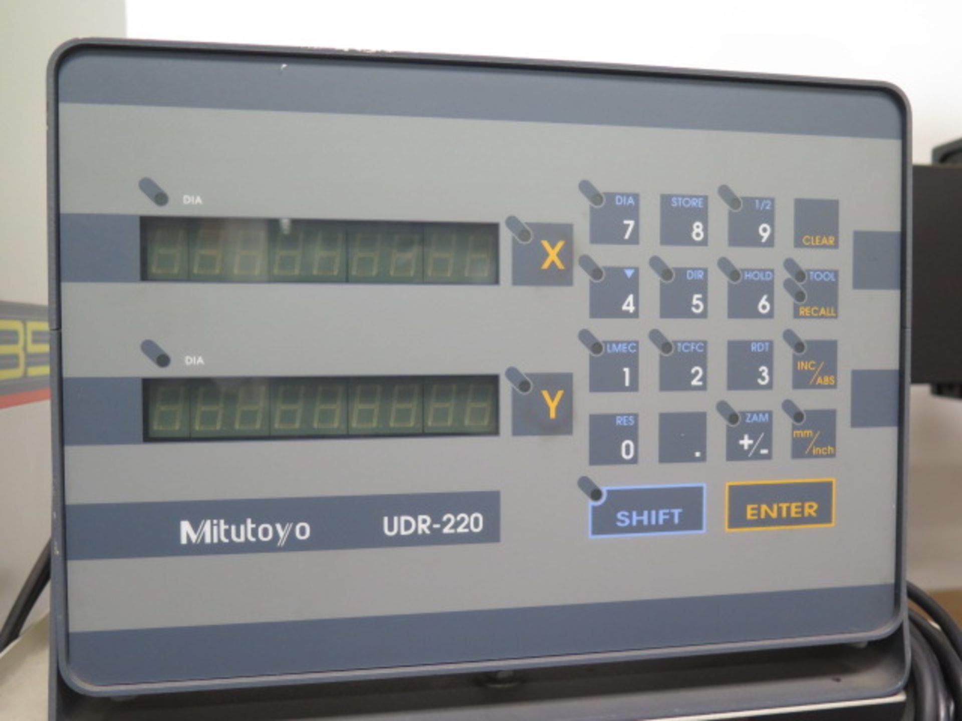 Mitutoyo PH-3500 15” Optical Comparator s/n 750161 w/ Mitutoyo UDR-220 Programmable DRO, Digital - Image 10 of 13