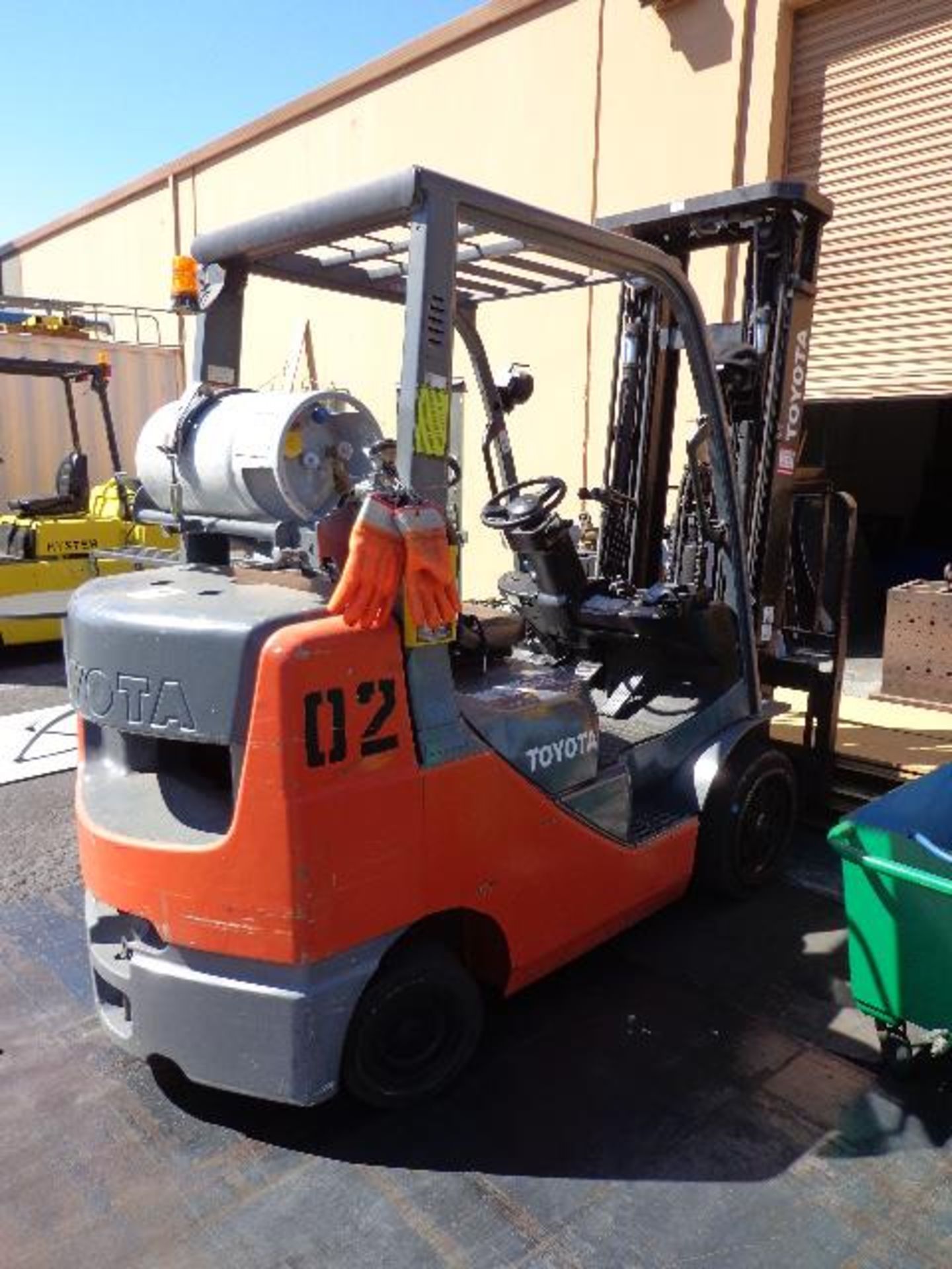 Toyota 8FGCU30 5000 Lb Cap LPG Forklift s/n 14600 w/ 3-Stage Mast, 198” Lift Height, SS, SOLD AS IS - Image 2 of 11