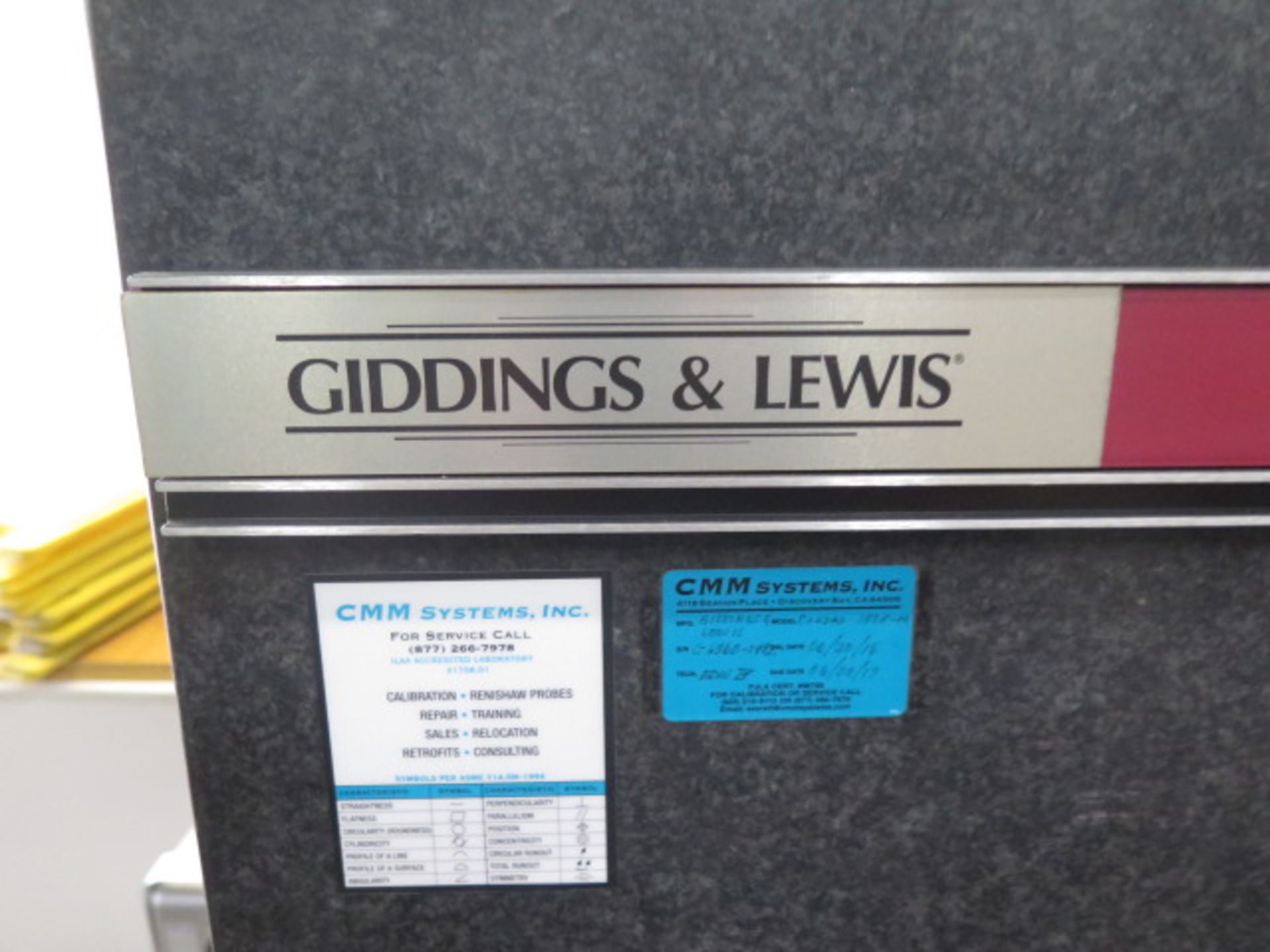 Giddings & Lewis Cordax 1808-M MEA CMM Machine (NO PROBE) (SOLD AS-IS - NO WARRANTY) - Image 3 of 8