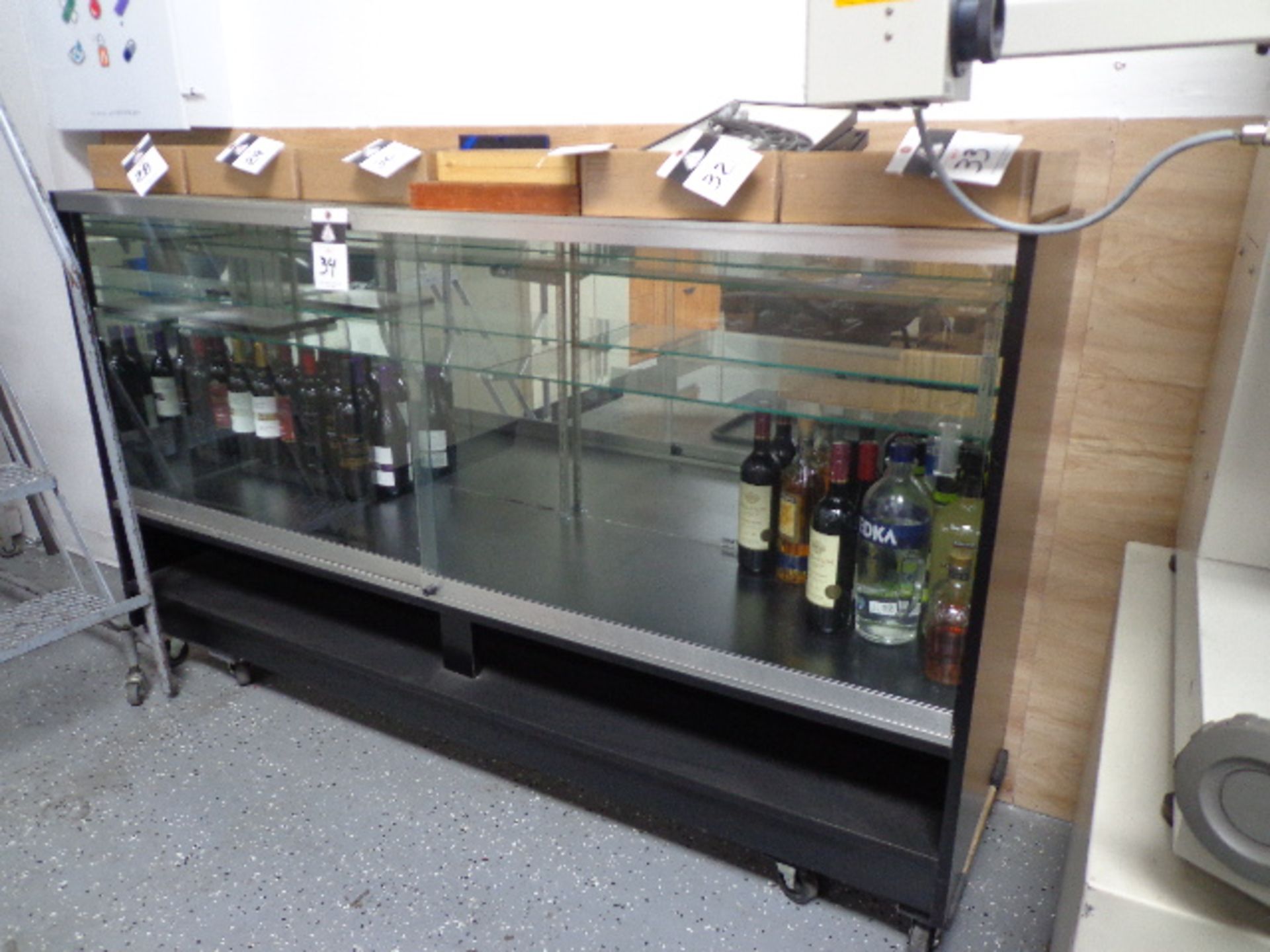 Glass Display Case (NO CONTENTS) (SOLD AS-IS - NO WARRANTY)