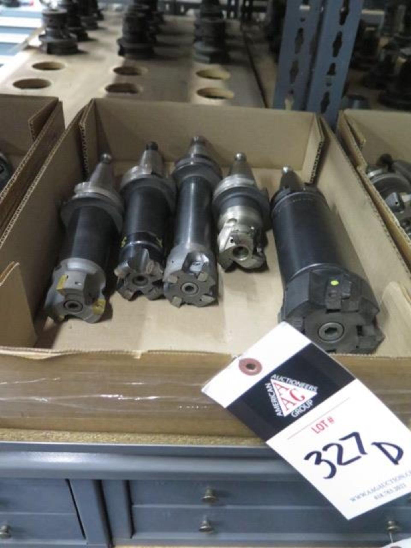 BT-40 Taper Insert Shell Mills (5) (SOLD AS-IS - NO WARRANTY)