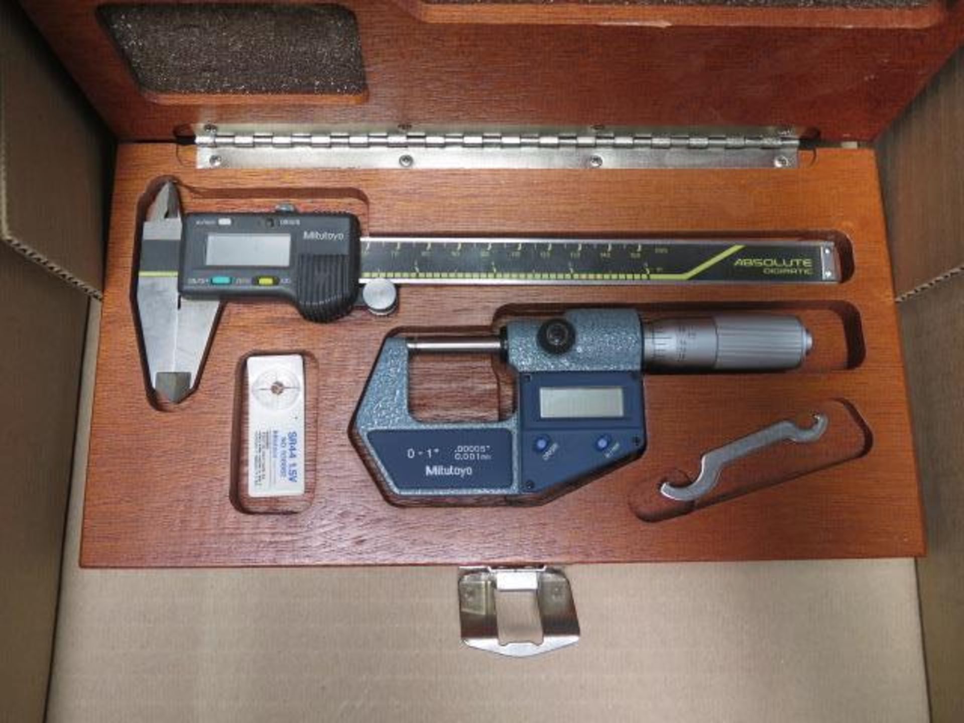 Mitutoyo 6" Digital Caliper and OD Mic Sets (2) (SOLD AS-IS - NO WARRANTY) - Image 3 of 4