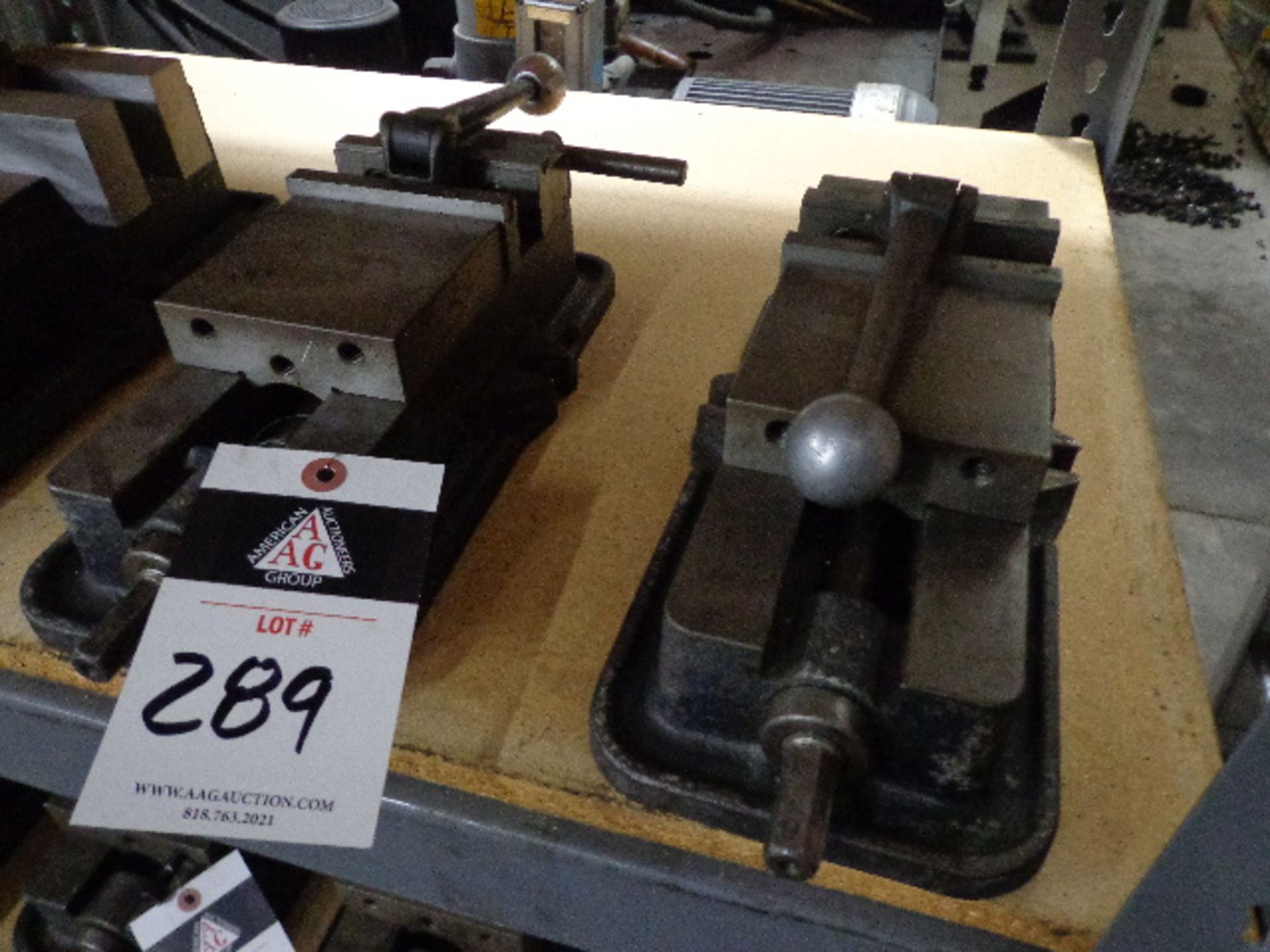 4" Angle-Lock Vises (2) (SOLD AS-IS - NO WARRANTY)