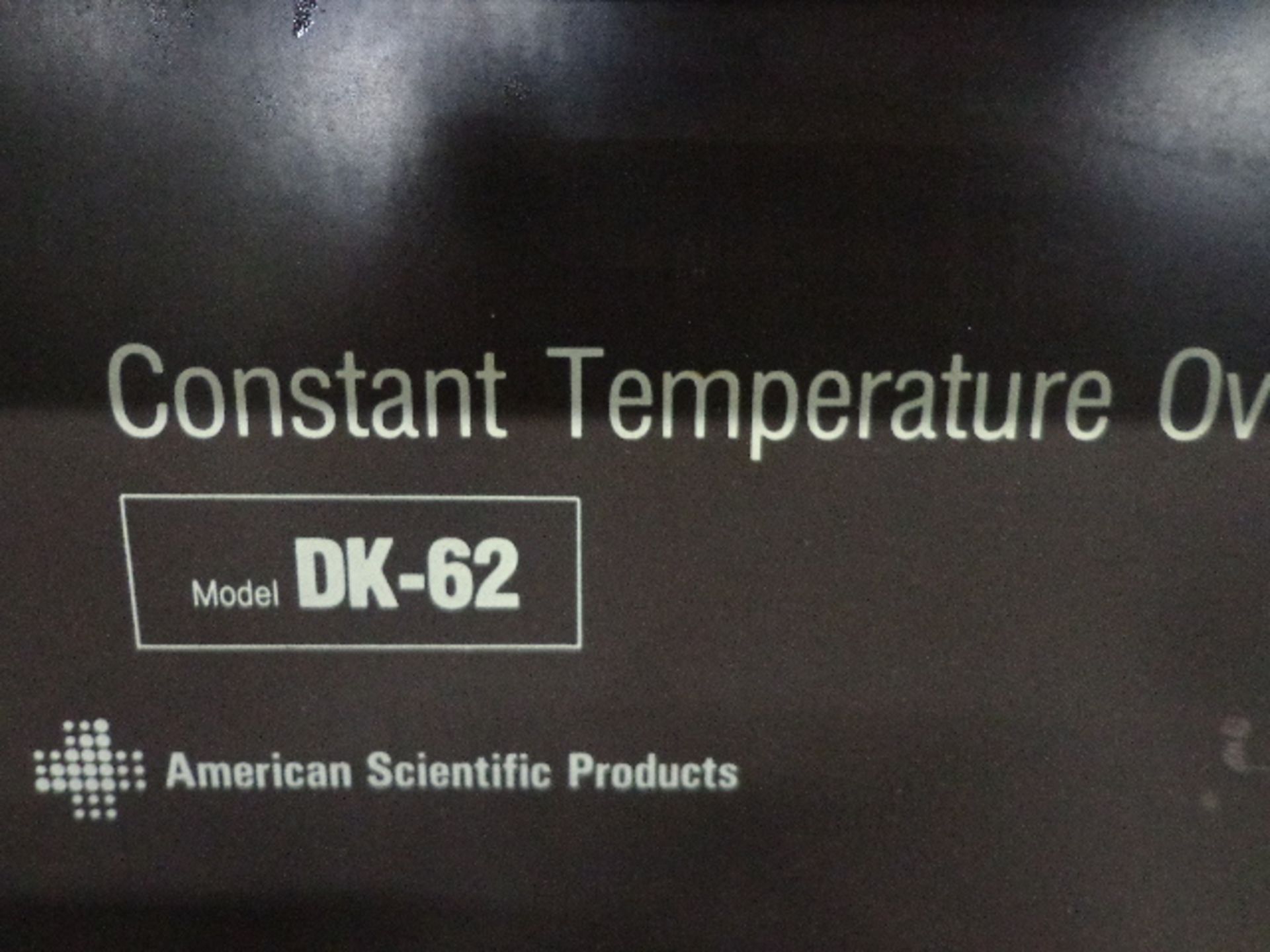 American Scientific DK-62 Constant Temperature Oven 70 Deg to 400 Deg F (SOLD AS-IS - NO WARRANTY) - Image 6 of 6