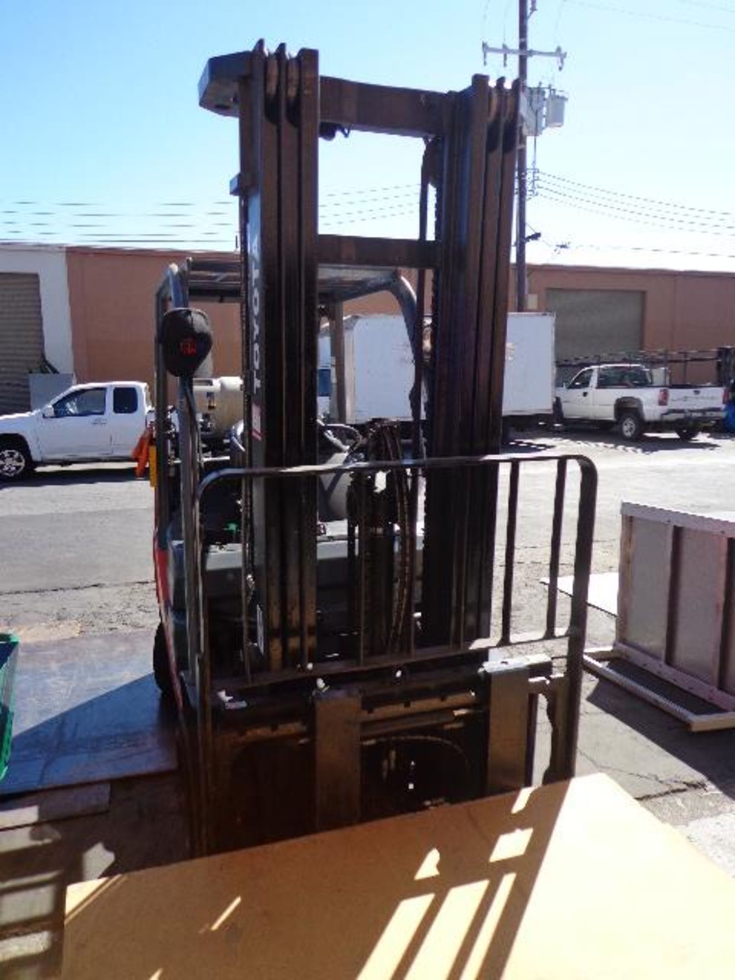 Toyota 8FGCU30 5000 Lb Cap LPG Forklift s/n 14600 w/ 3-Stage Mast, 198” Lift Height, SS, SOLD AS IS - Image 3 of 11