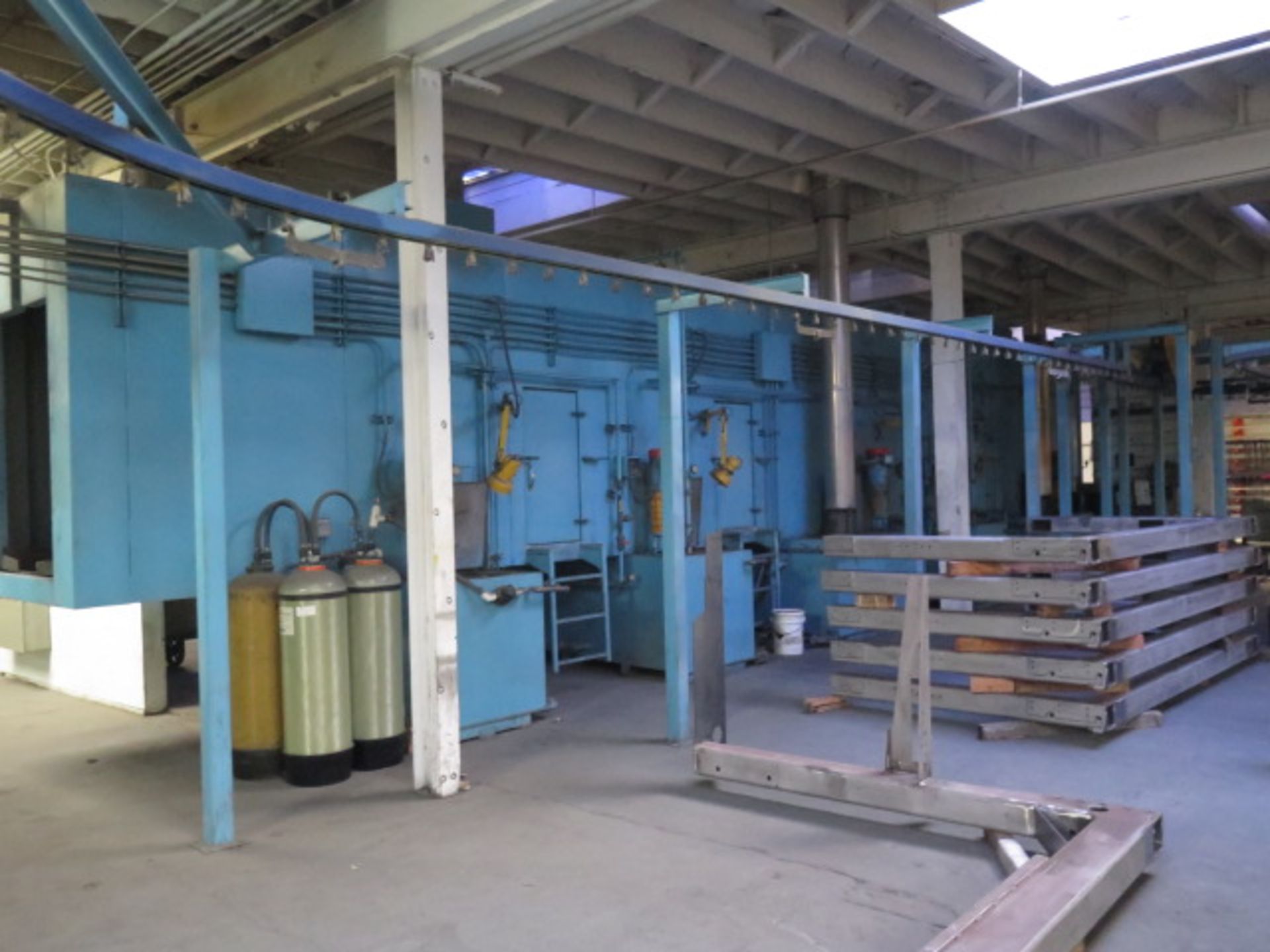 Industrial Processing Equip. 1,500,000 Btu Gas Fired 5-Stage Washing Line, SOLD AS IS