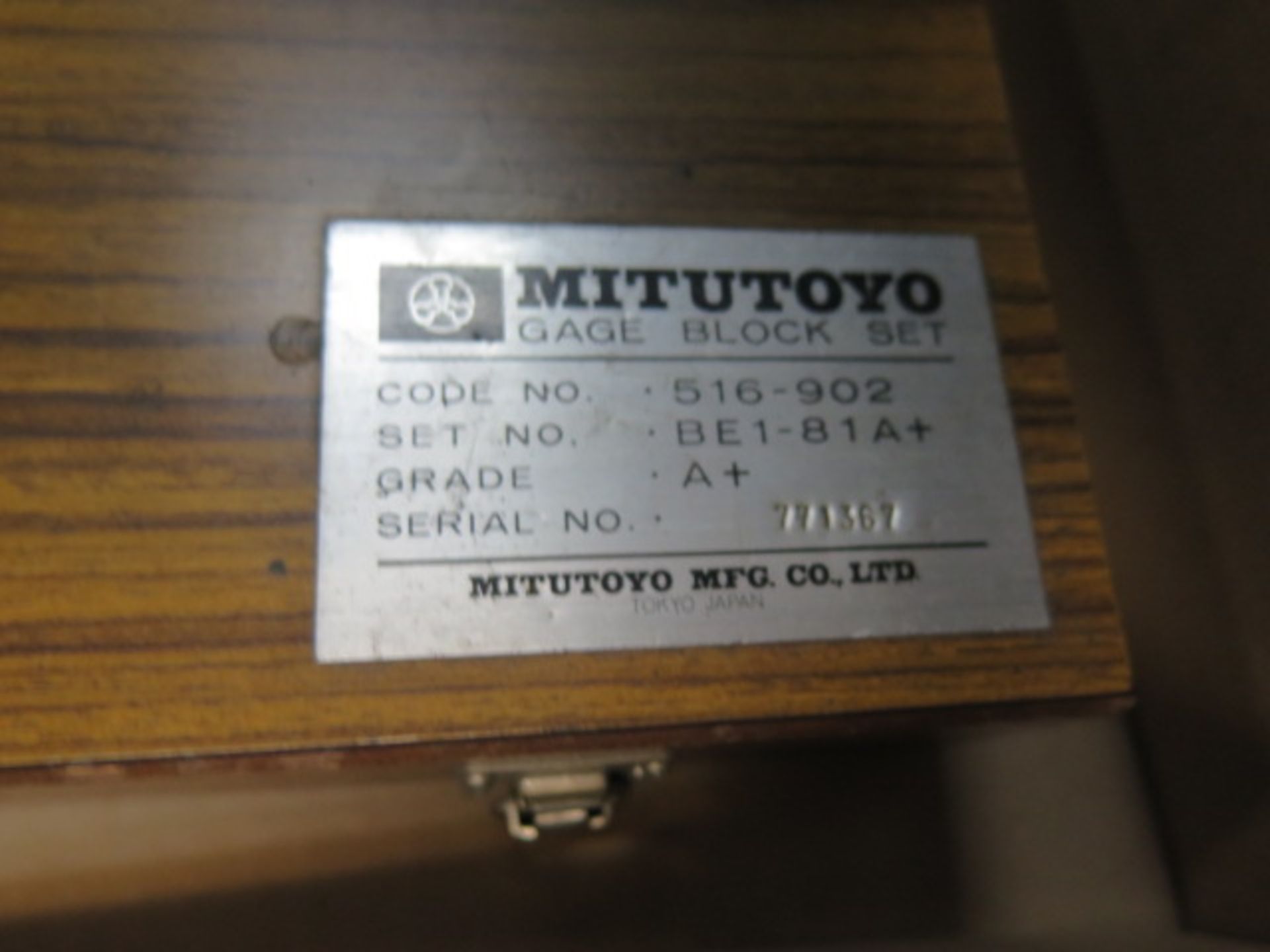 Mitutoyo Gage Block Set (SOLD AS-IS - NO WARRANTY) - Image 4 of 4