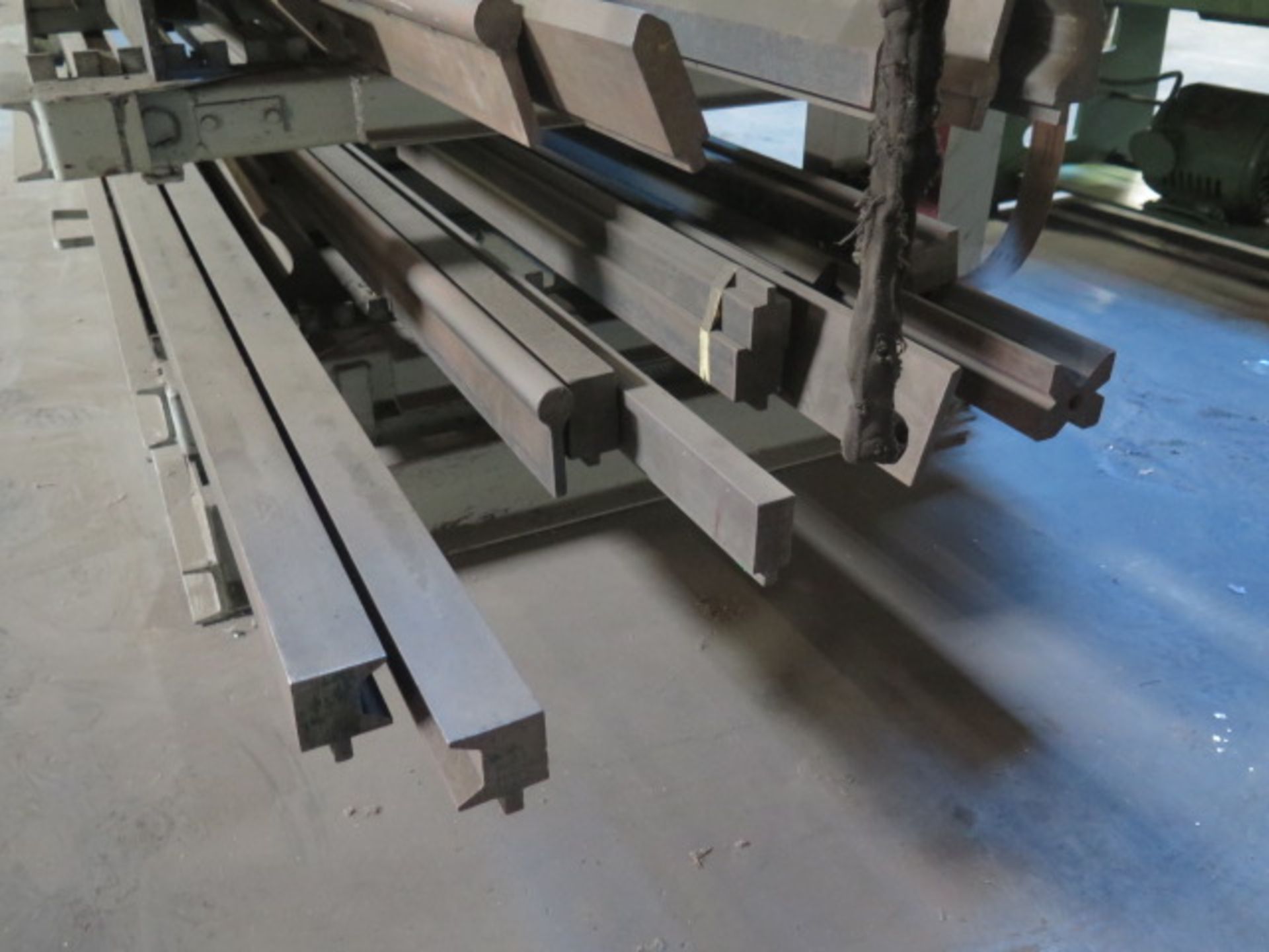 Press Brake Dies w/ (5) Drawer Style Slide-Out Rack, Built-In Jib and 1/2 Ton Cap Electric Hoist ( - Image 10 of 15