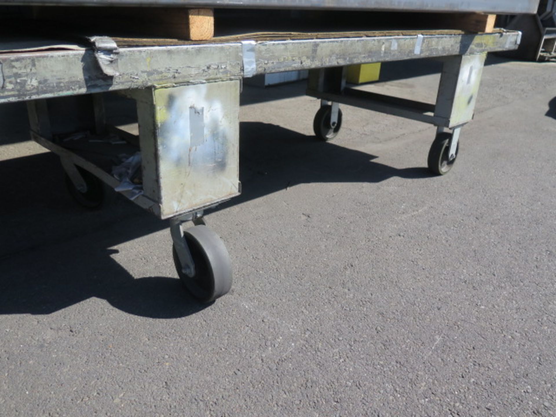 Heavy Duty Rolling Tables (2) (SOLD AS-IS - NO WARRANTY) - Image 3 of 4