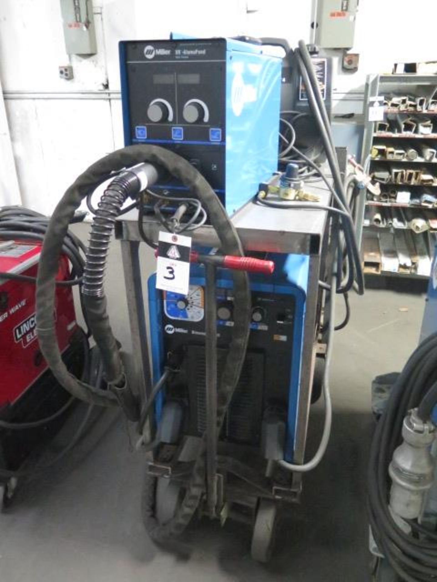 Miller Dimension 650 Arc Welding Power Source s/n MK450523C w/ Miller XR-Alumina Feed, SOLD AS IS