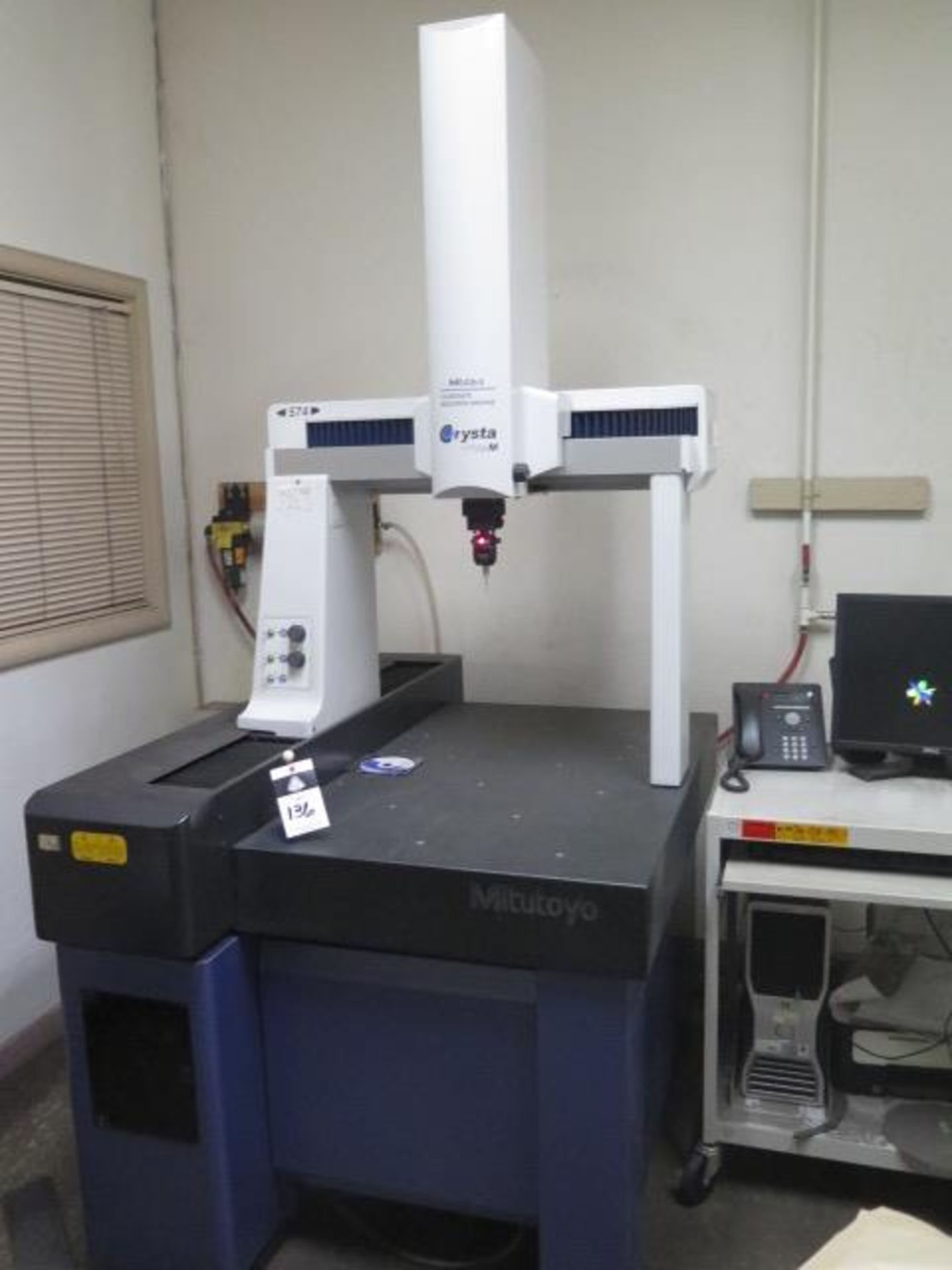 Mitutoyo Crysta-PlusM 574 CMM s/n 01568101 w/ Renishaw MH20i Probe Head, Mitutoyo MiCAT, SOLD AS IS