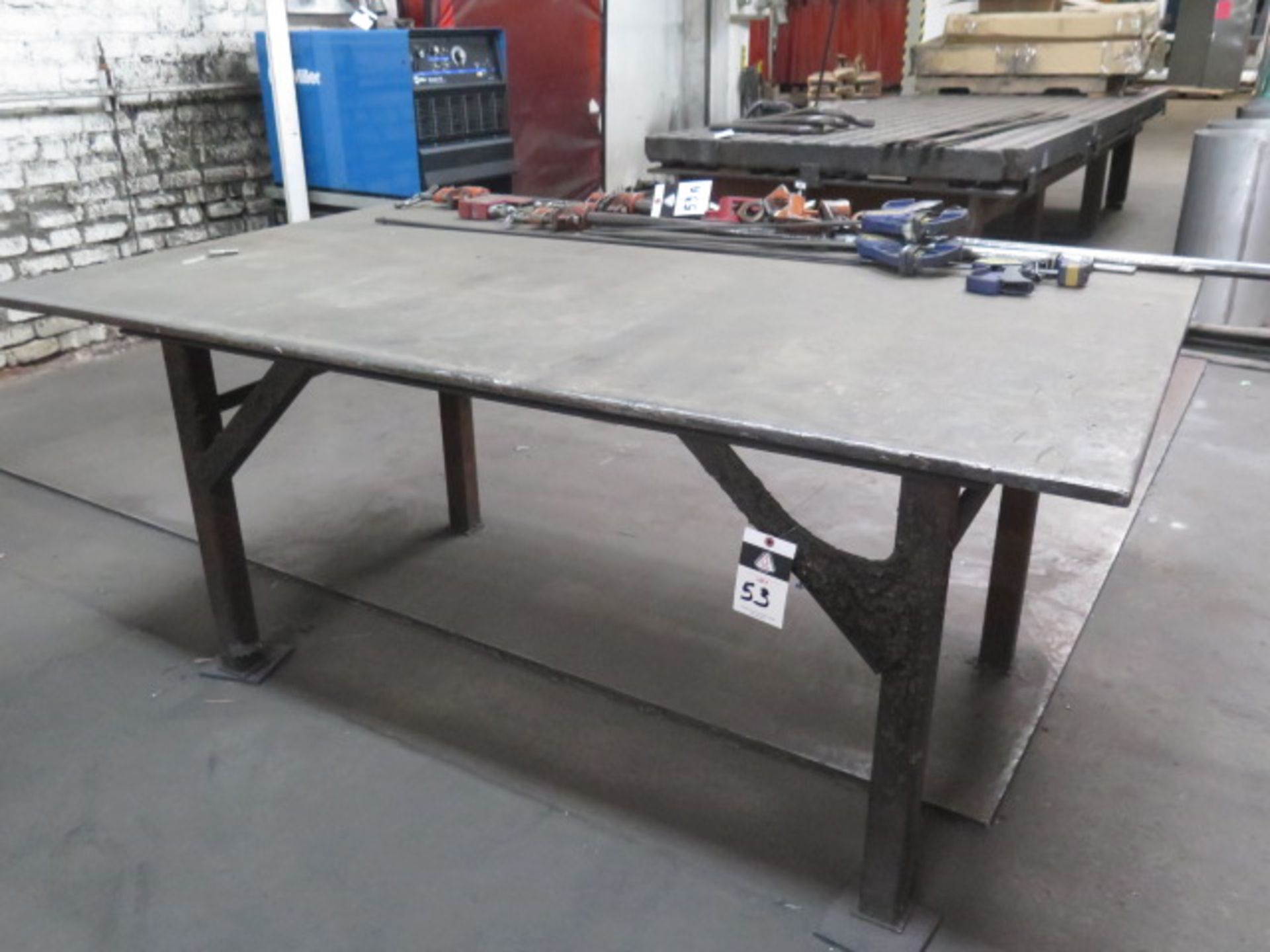 48" x 72" Steel Welding Table (SOLD AS-IS - NO WARRANTY)