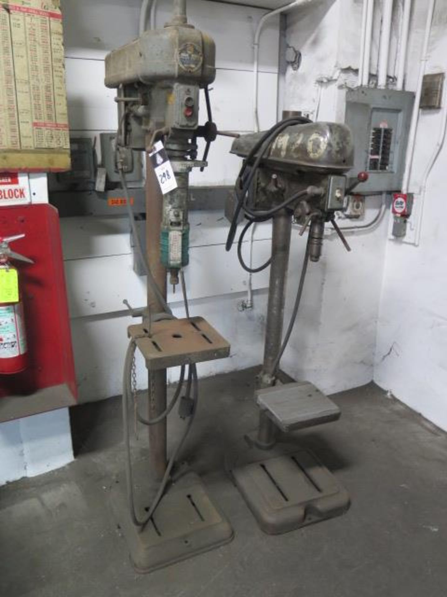 Pedestal Drill Presses (2) (SOLD AS-IS - NO WARRANTY)