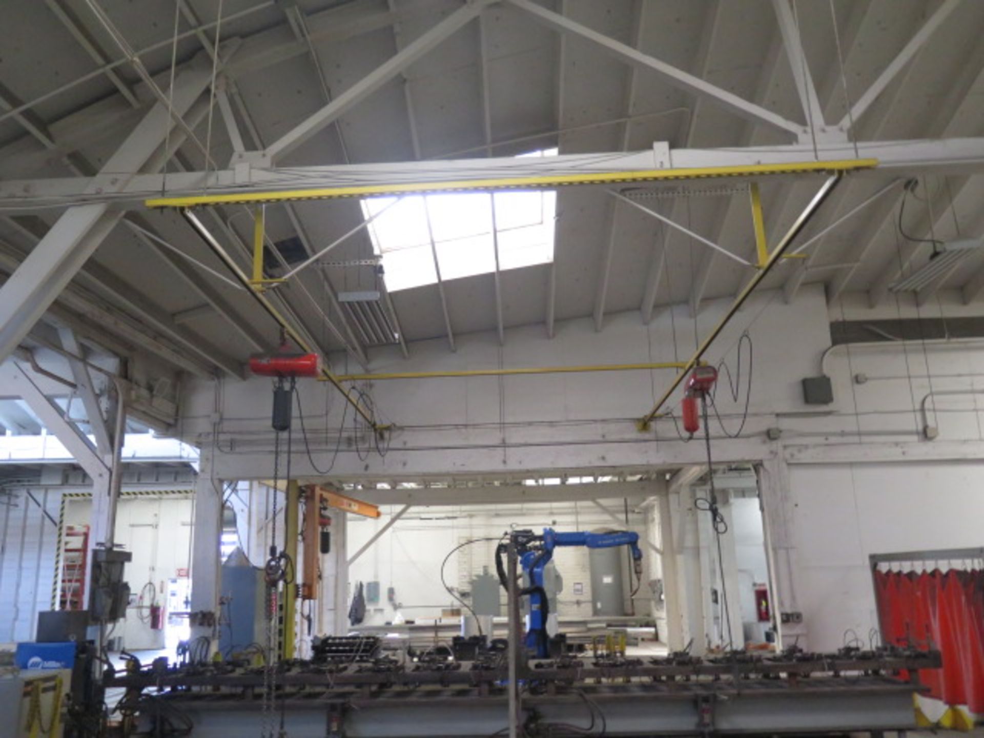 CM 1/4 Ton Electric Hoists (2) w/ Rail System (SOLD AS-IS - NO WARRANTY) - Image 6 of 6