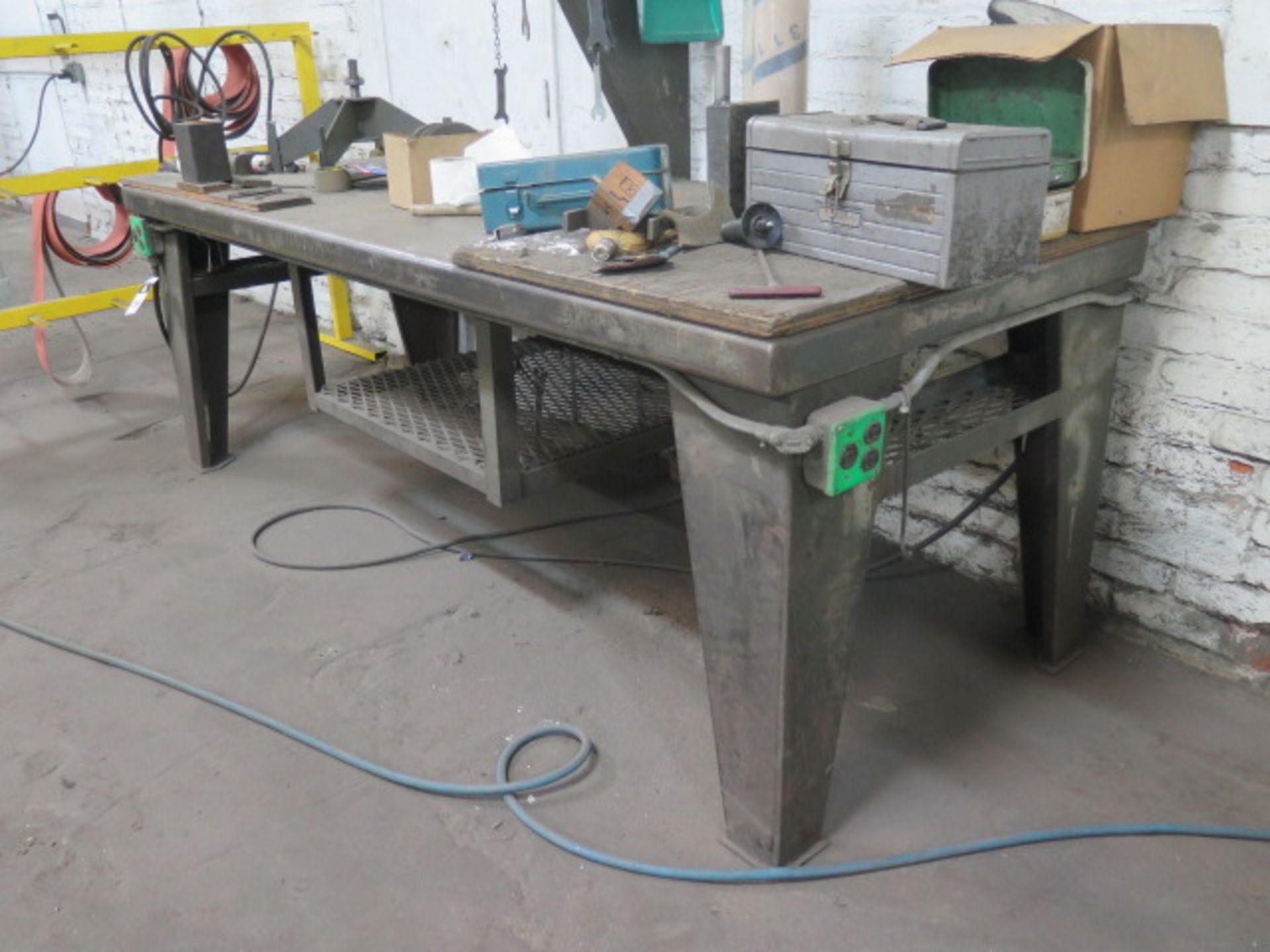 Steel Work Bench and Heavy Duty Steel Cart (SOLD AS-IS - NO WARRANTY) - Image 2 of 4