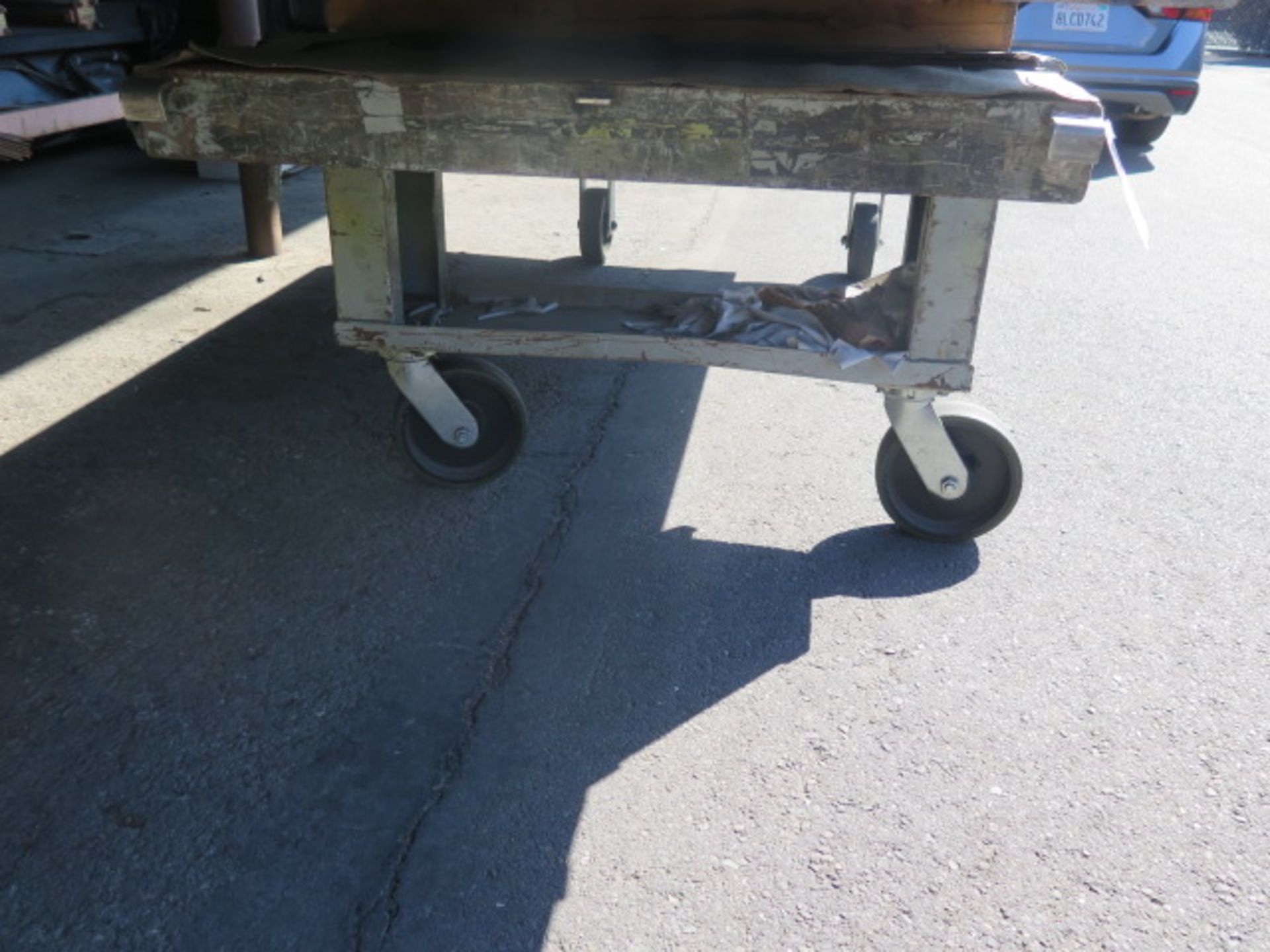 Heavy Duty Rolling Tables (2) (SOLD AS-IS - NO WARRANTY) - Image 4 of 4