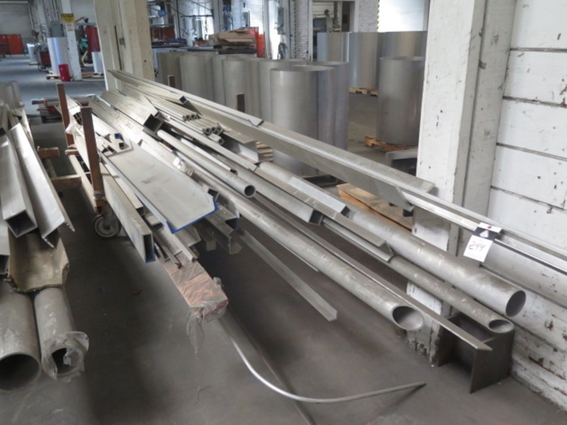 Large Quantity of Aluminum Tube, Square Tube, Channel, I-Beam and Extruded Stock (SOLD AS-IS - NO - Image 2 of 15