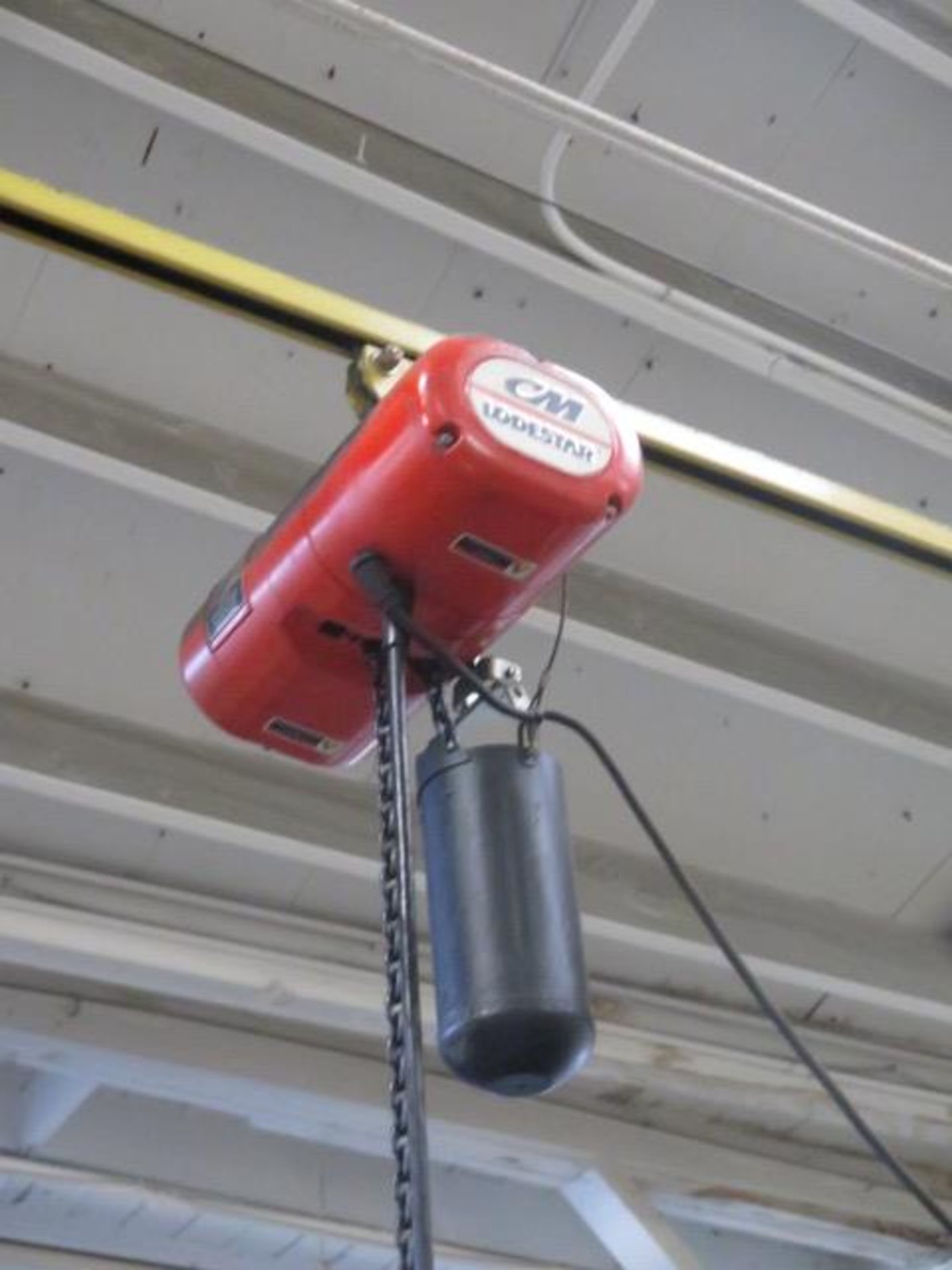 CM 1/4 Ton Electric Hoists (2) w/ Rail System (SOLD AS-IS - NO WARRANTY) - Image 4 of 6