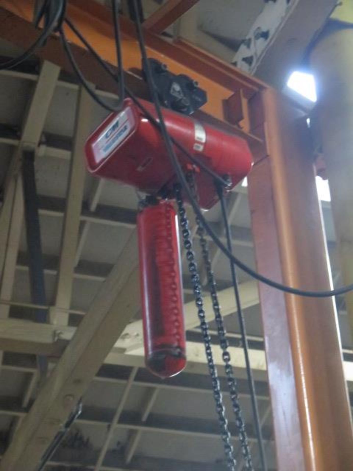 Abell-Howe 1 Ton Floor Mounted Jib w/ CM Electric Hoist (SOLD AS-IS - NO WARRANTY) - Image 4 of 8