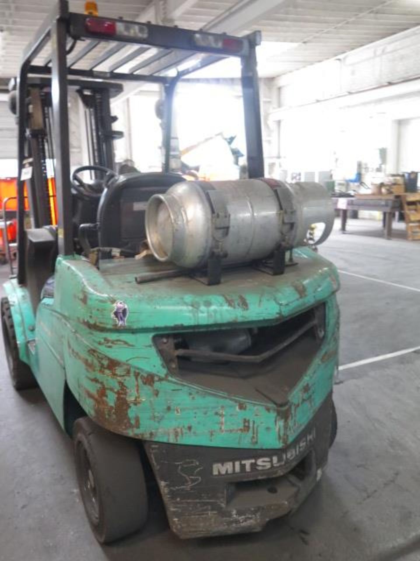 Mitsubishi FG30N 6000 Lb Cap LPG Forklift s/n AF13F10507 w/ 2-Stage Mast, 130” Lift SOLD AS IS - Image 2 of 14