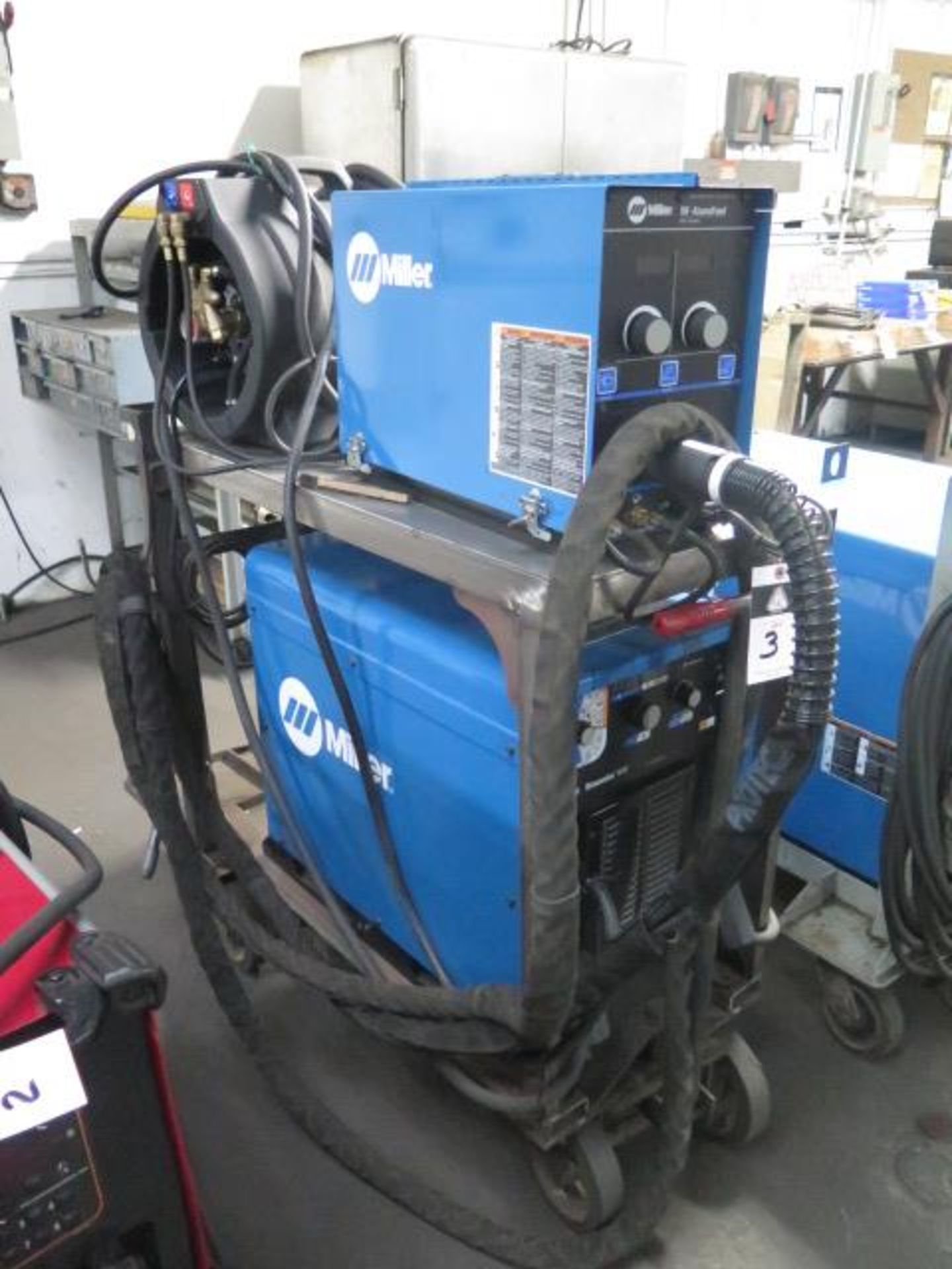 Miller Dimension 650 Arc Welding Power Source s/n MK450523C w/ Miller XR-Alumina Feed, SOLD AS IS - Image 2 of 17