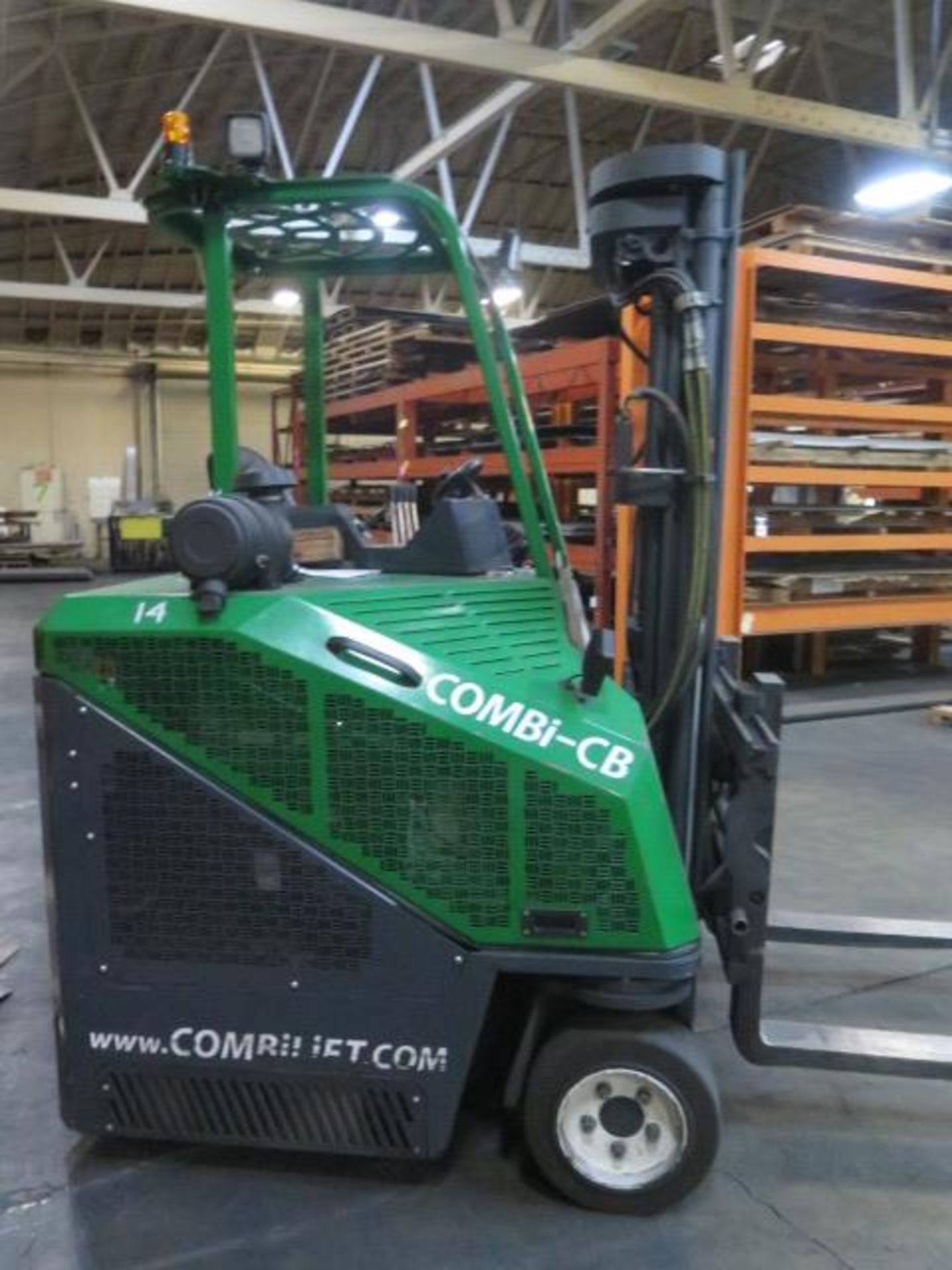 2014 Combi Lift C6000CB 6000 Lb LPG Side Loader / Bi-Directional Forklift s/n 23682 SOLD AS IS - Image 4 of 18