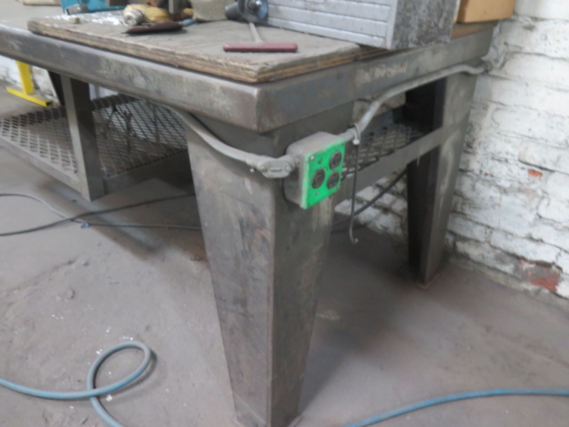 Steel Work Bench and Heavy Duty Steel Cart (SOLD AS-IS - NO WARRANTY) - Image 3 of 4