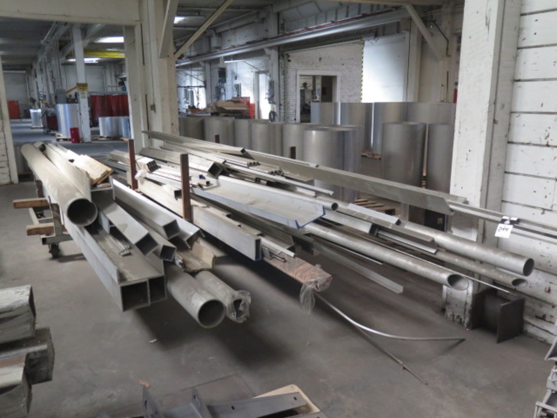 Large Quantity of Aluminum Tube, Square Tube, Channel, I-Beam and Extruded Stock (SOLD AS-IS - NO