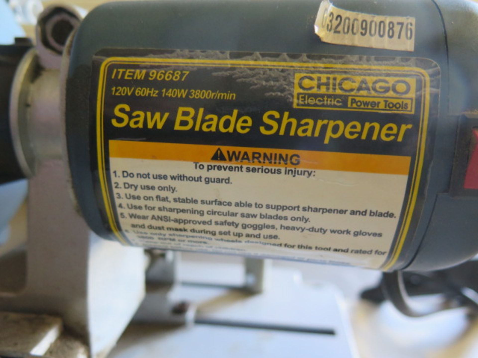 Import Saw Blade Sharpener (SOLD AS-IS - NO WARRANTY) - Image 4 of 4