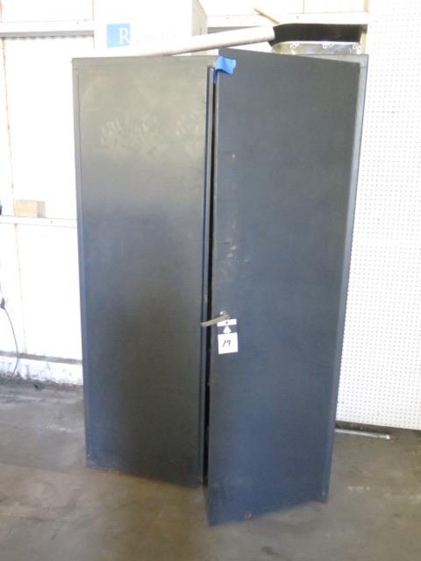 Heavy Duty Storage Cabinet w/ Misc (SOLD AS-IS - NO WARRANTY)