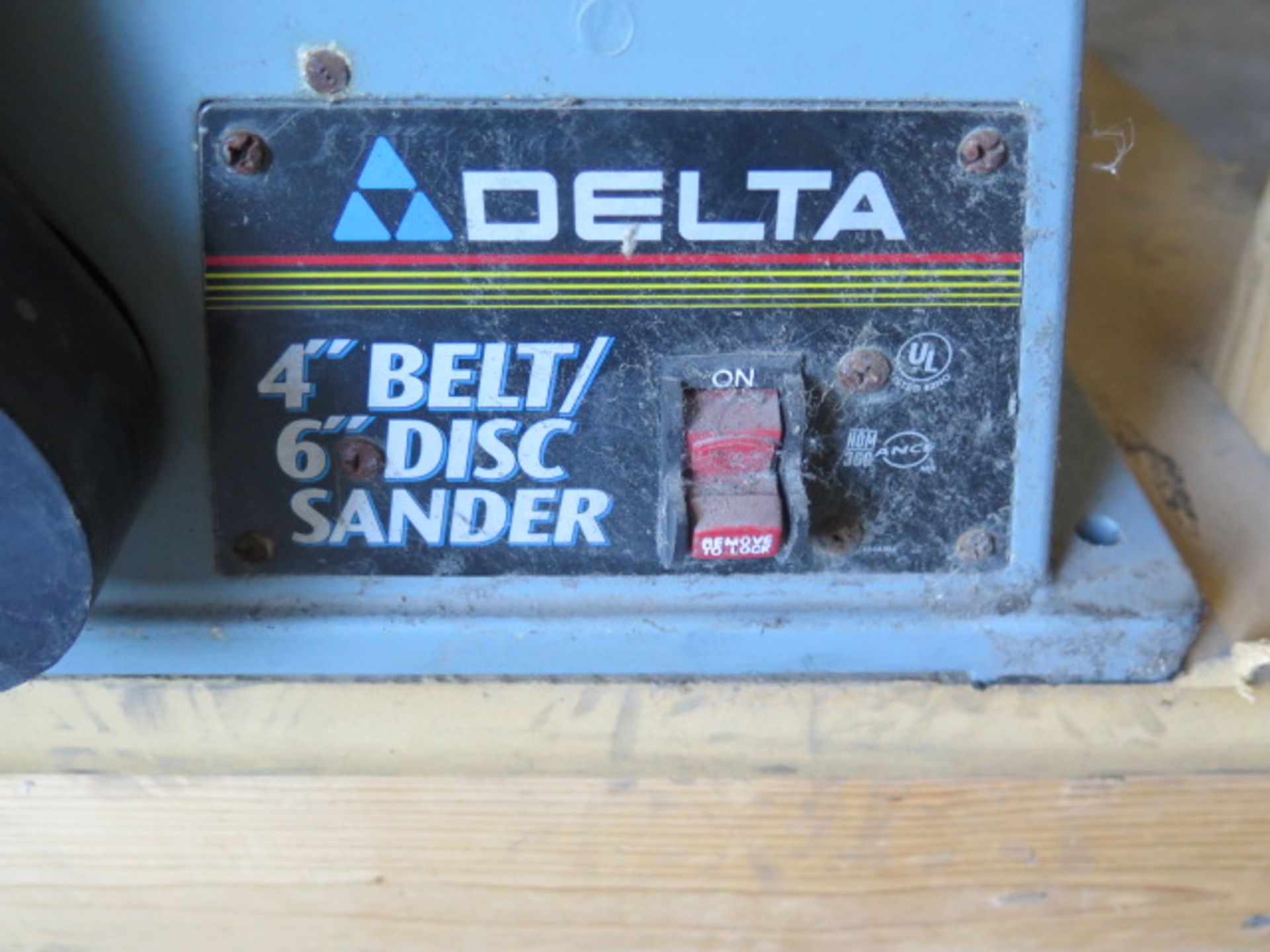 Delta 4" Belt / 6" Disc Sander (SOLD AS-IS - NO WARRANTY) - Bild 4 aus 4