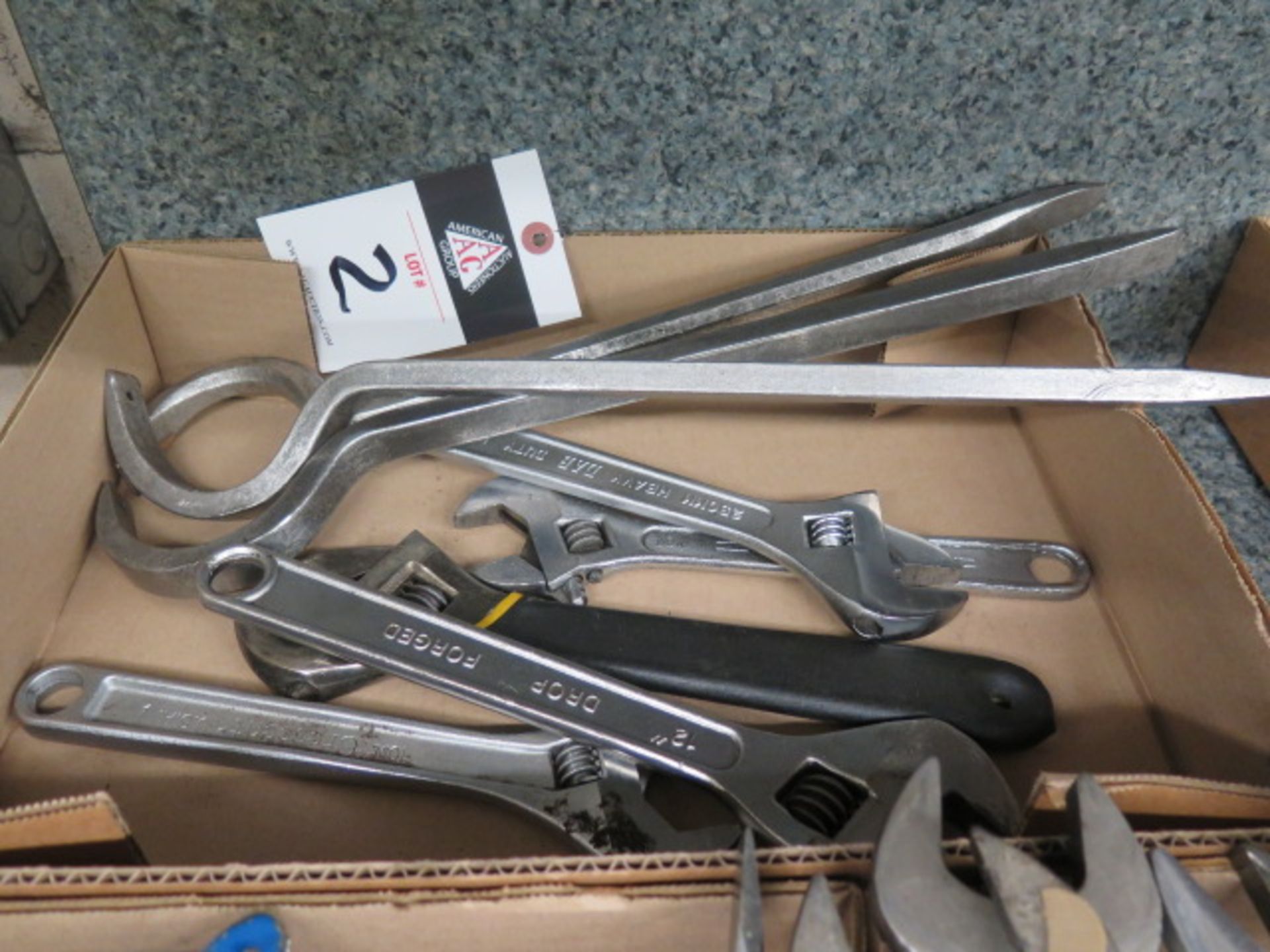 Adjustable Wrenches and Pry Bars (SOLD AS-IS - NO WARRANTY)