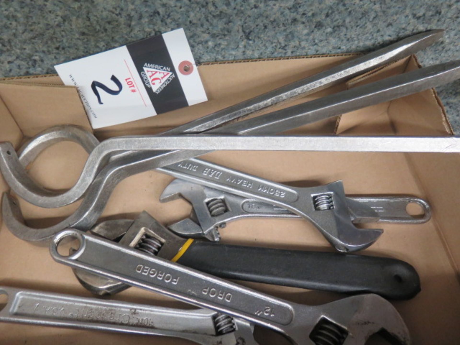 Adjustable Wrenches and Pry Bars (SOLD AS-IS - NO WARRANTY) - Image 2 of 2