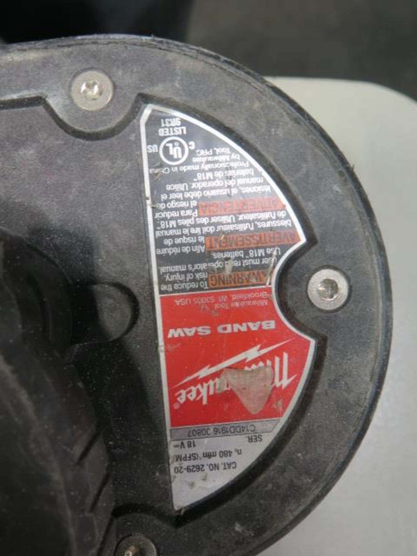 Milwaukee 18 Volt Compact Portable Band Saws (4) (SOLD AS-IS - NO WARRANTY) - Image 6 of 6