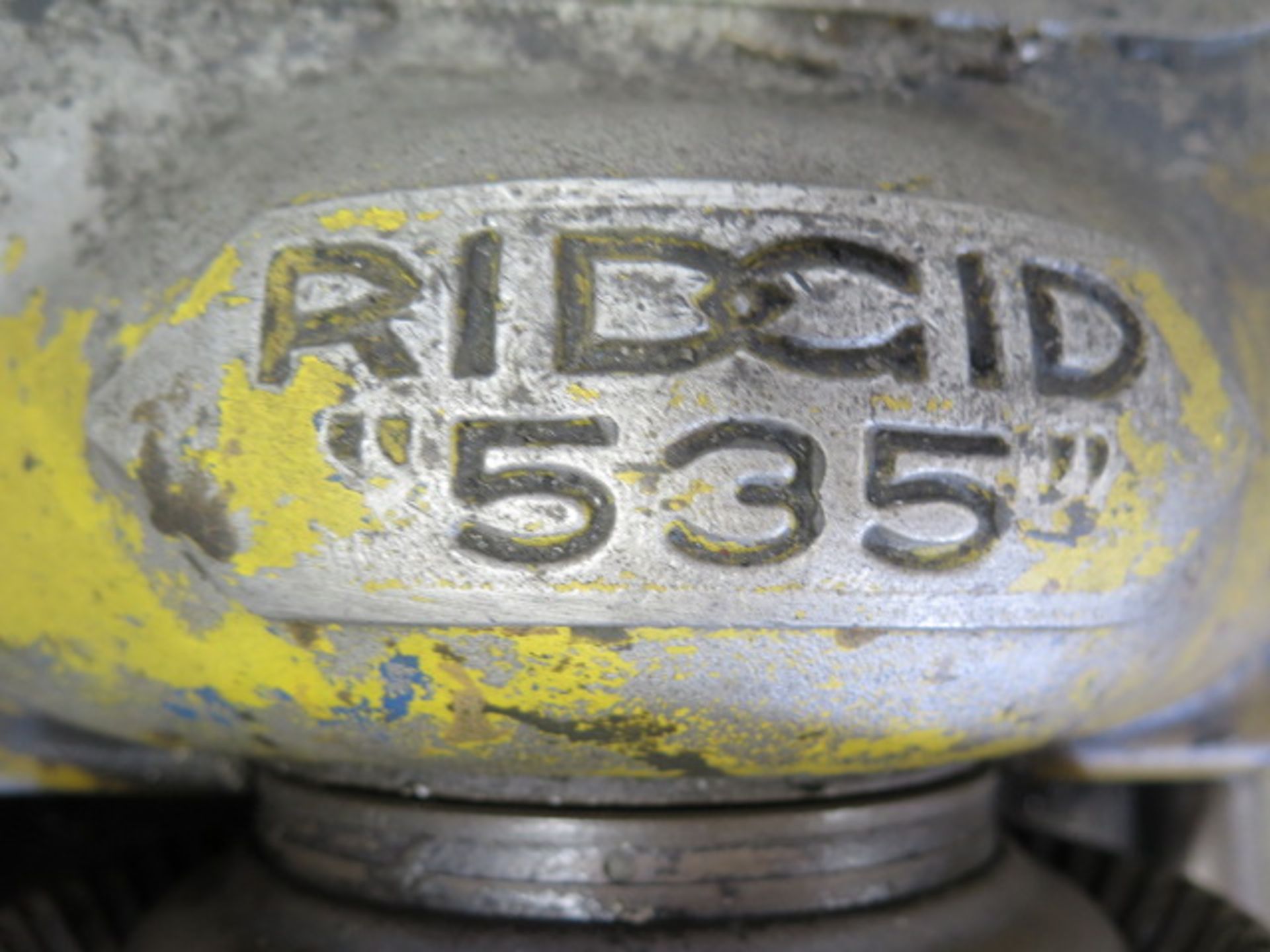 Ridgid mdl. 535 Power Pipe Threader w/ Thread Dies, Cutoff and Reamer (SOLD AS-IS - NO WARRANTY) - Image 7 of 7