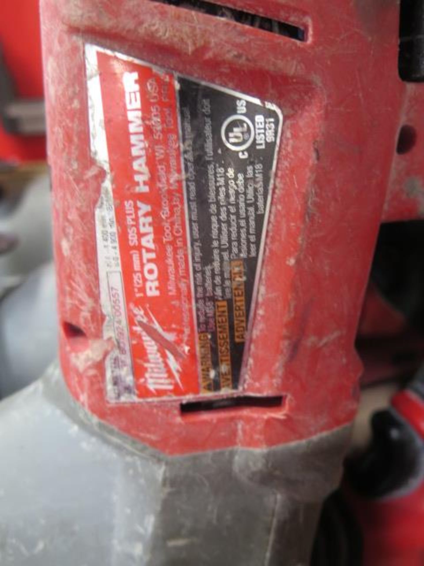 Milwaukee 18 Volt 1" Rotary Hanners (3) (SOLD AS-IS - NO WARRANTY) - Image 5 of 5