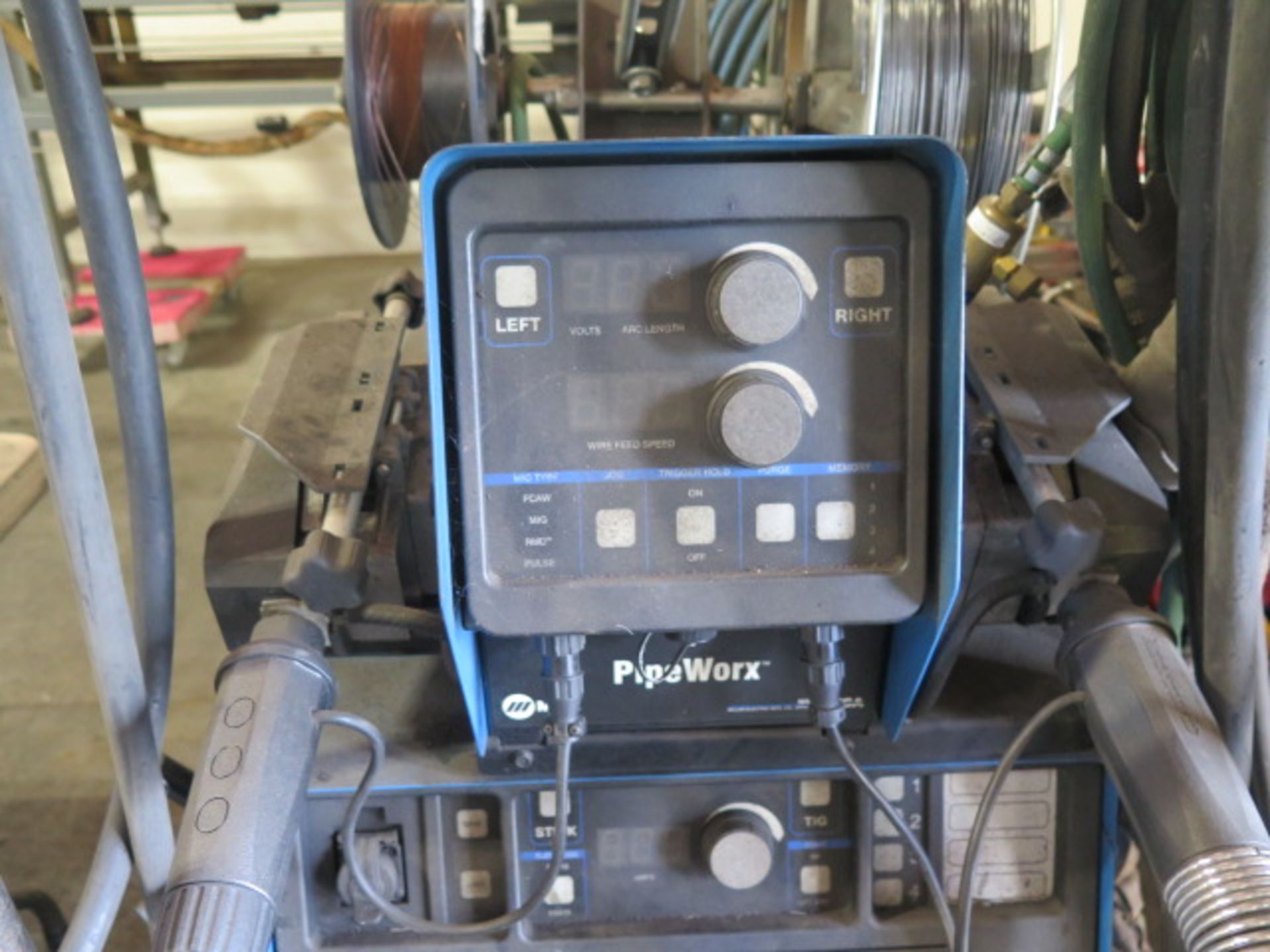 Miller Pipeworx 400 Dual Arc Welding Power Source s/n MB320397G w/ Miller Pipeworx SOLD AS IS - Image 8 of 11