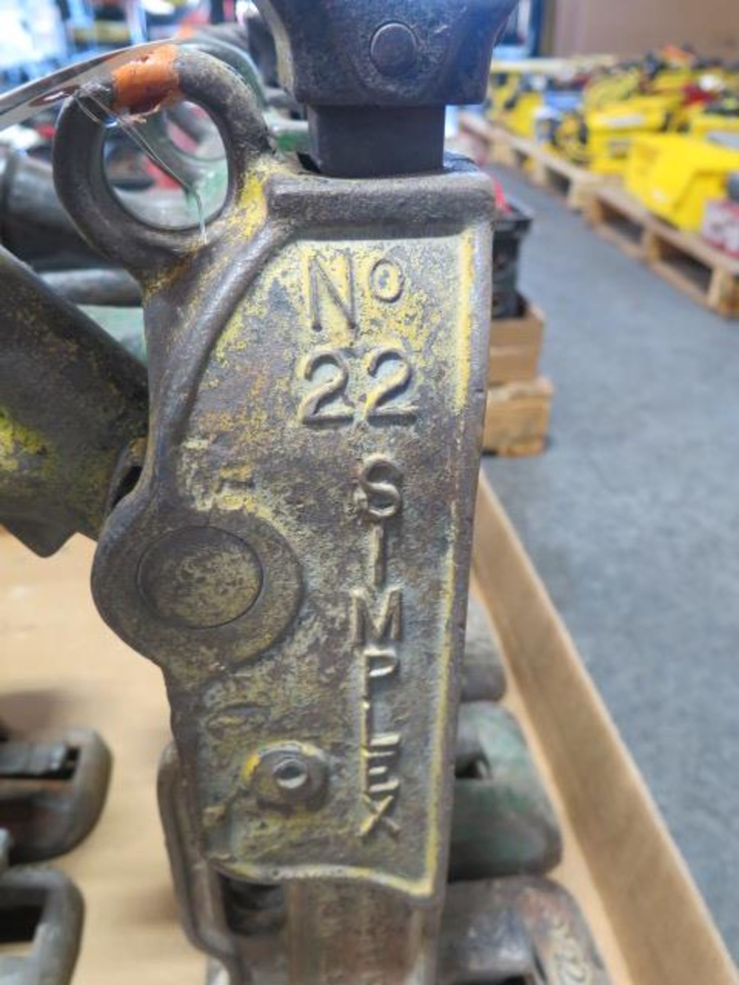 Simplex 10 Ton Machinery Jacks (4) (SOLD AS-IS - NO WARRANTY) - Image 5 of 6