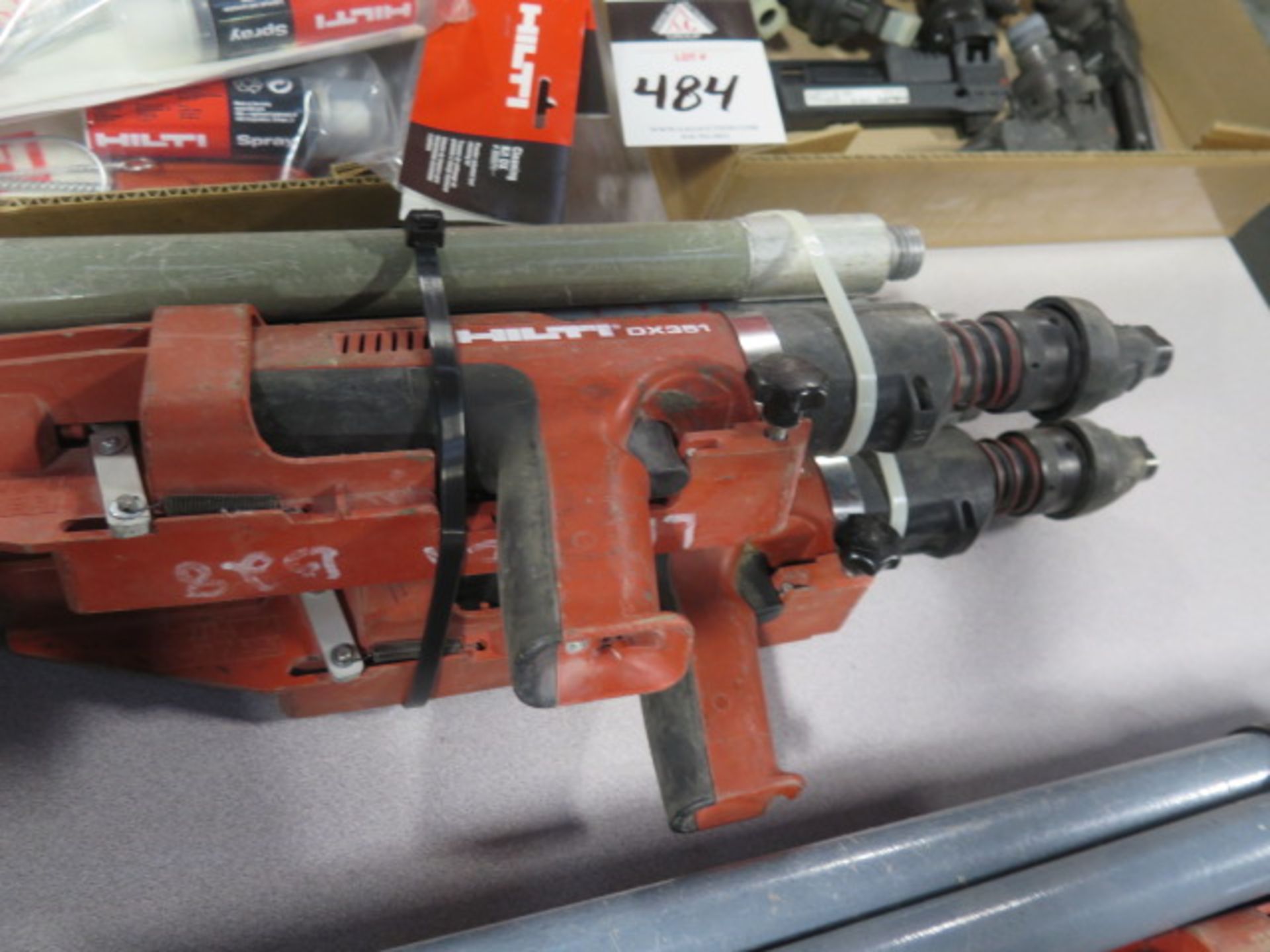 Hilti DX351 Powder Actuated Guns (2) w/ Extension Sets (SOLD AS-IS - NO WARRANTY) - Image 2 of 3