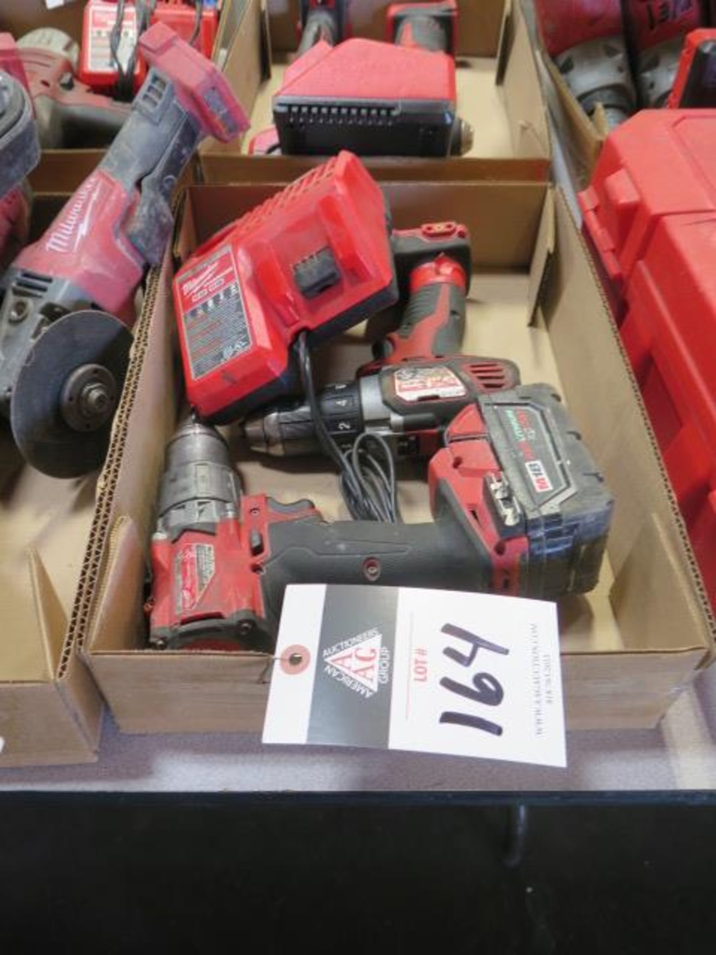 Milwaukee 18 Volt Drills w/ Keyless Chucks (2) (SOLD AS-IS - NO WARRANTY)